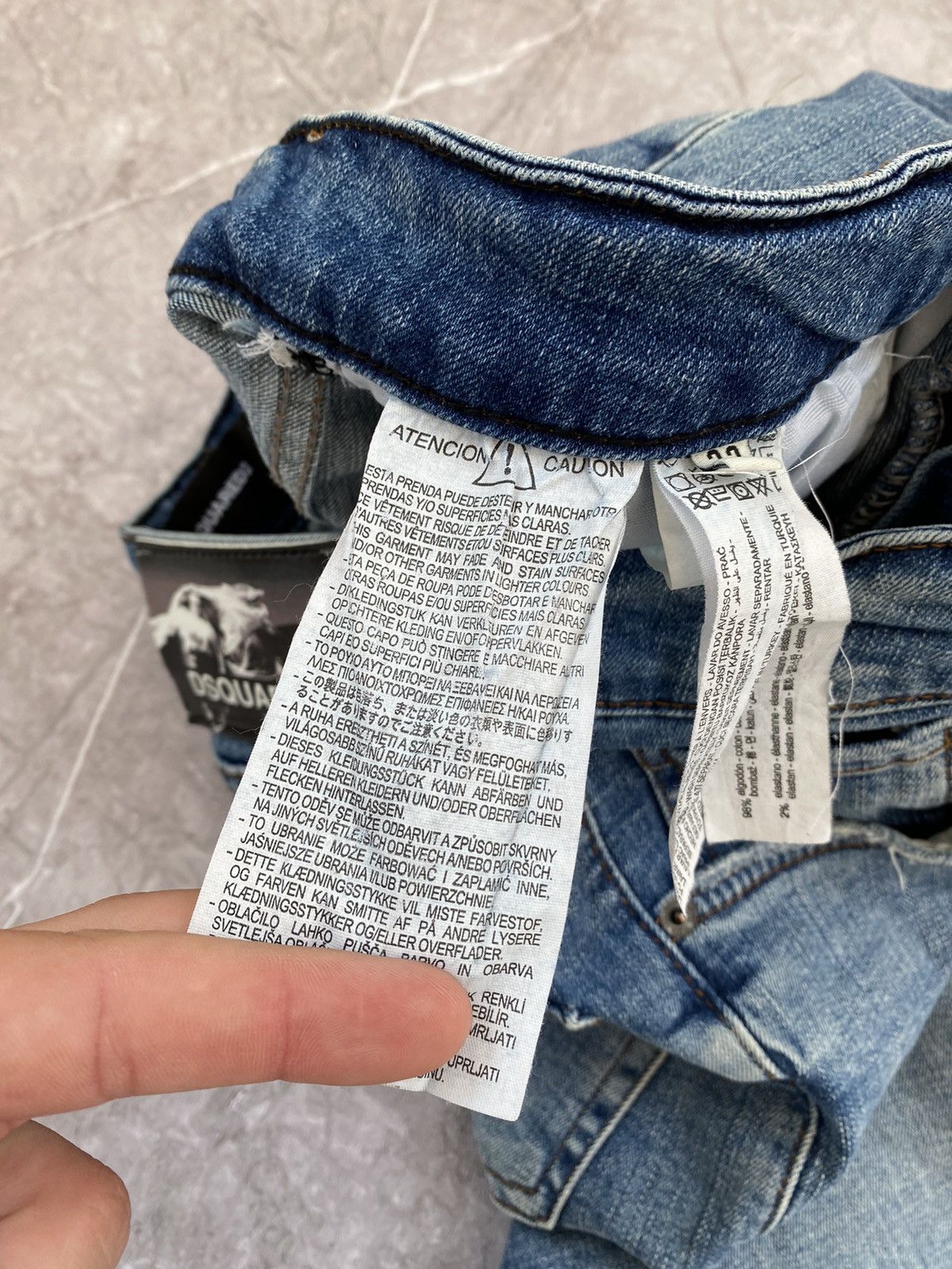 Dsquared2 Rare Dsquared2 Jeans Distressed Skinny Fit Made in Italy Size US 33 - 19 Thumbnail