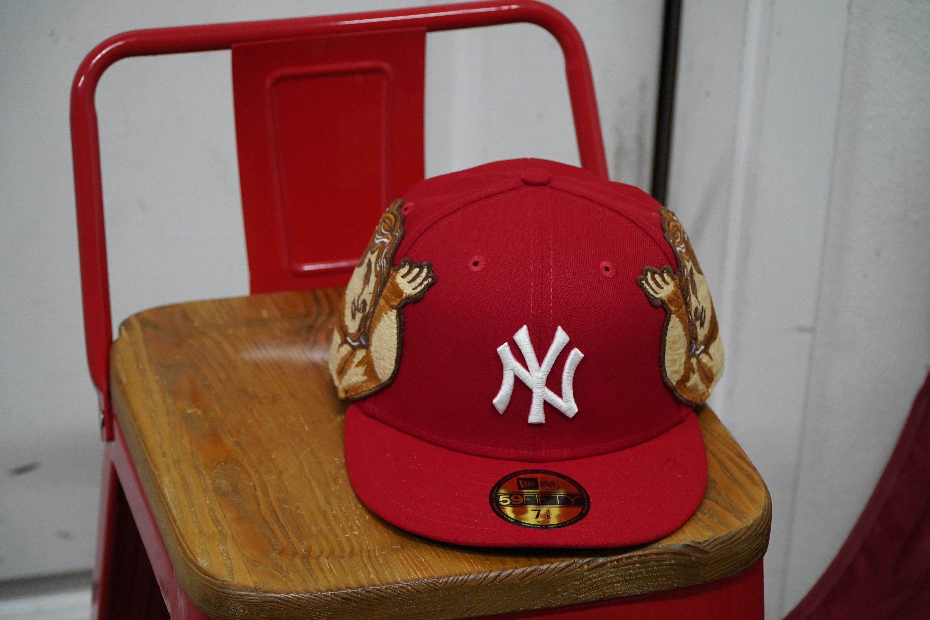 New Era 59FIFTY 赤キャップ Jon Stan New Era 59FIFTY 赤キャップ Jon Stan 日本未発売 JONSTAN