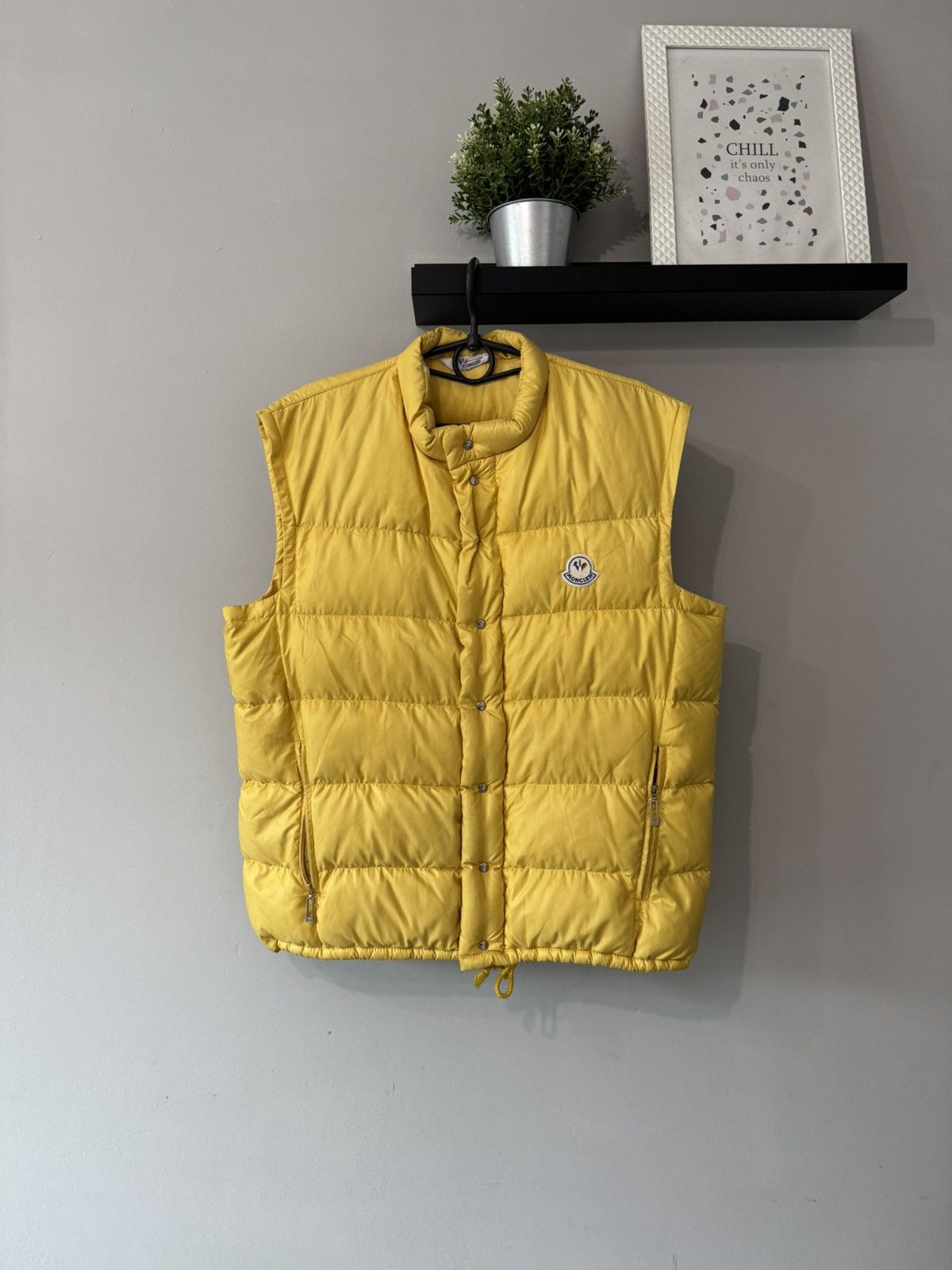 Moncler Moncler Yellow Down Puffer Vest Vintage Size US XL / EU 56 / 4 - 1 Thumbnail