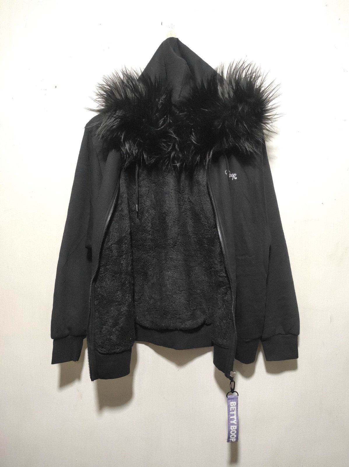 Japanese Brand Betty Boop Sherpa fur hoodie LGB style Size US M / EU 48-50 / 2 - 12 Thumbnail