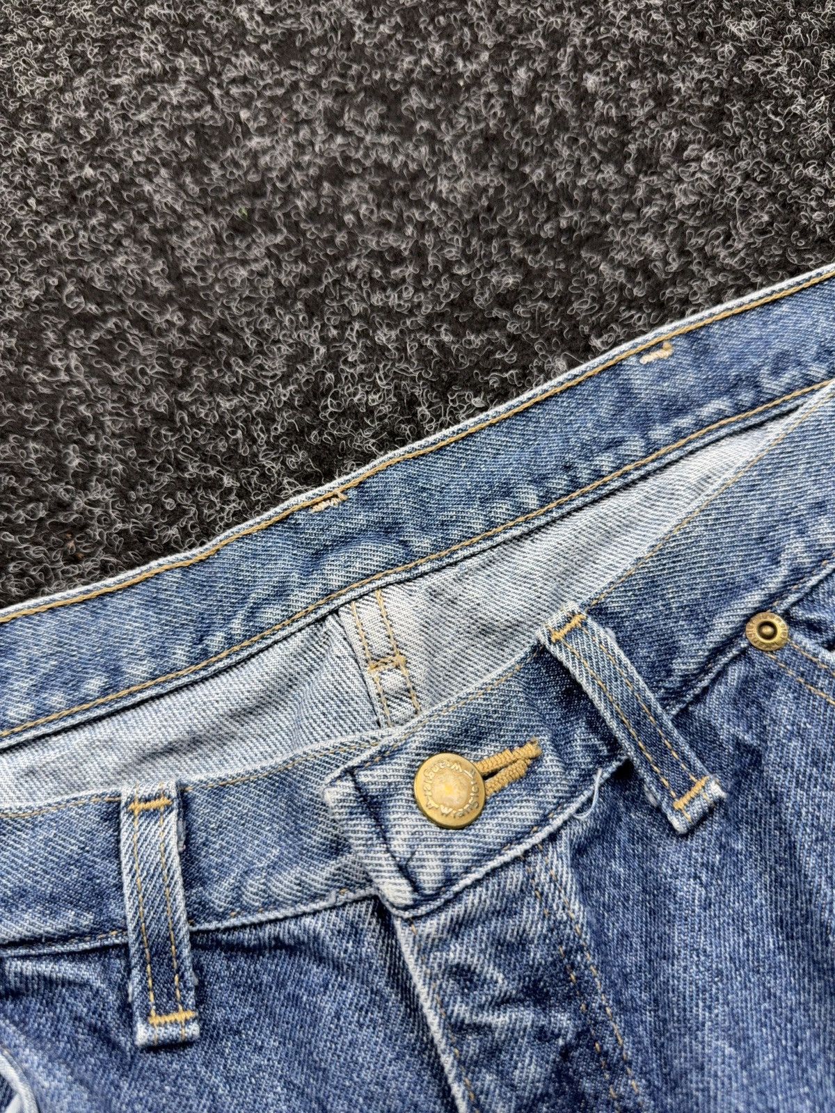 Wrangler Vintage 80s Retro Wrangler Rare Western Cowboy Jeans USA Size US 35 - 9 Thumbnail