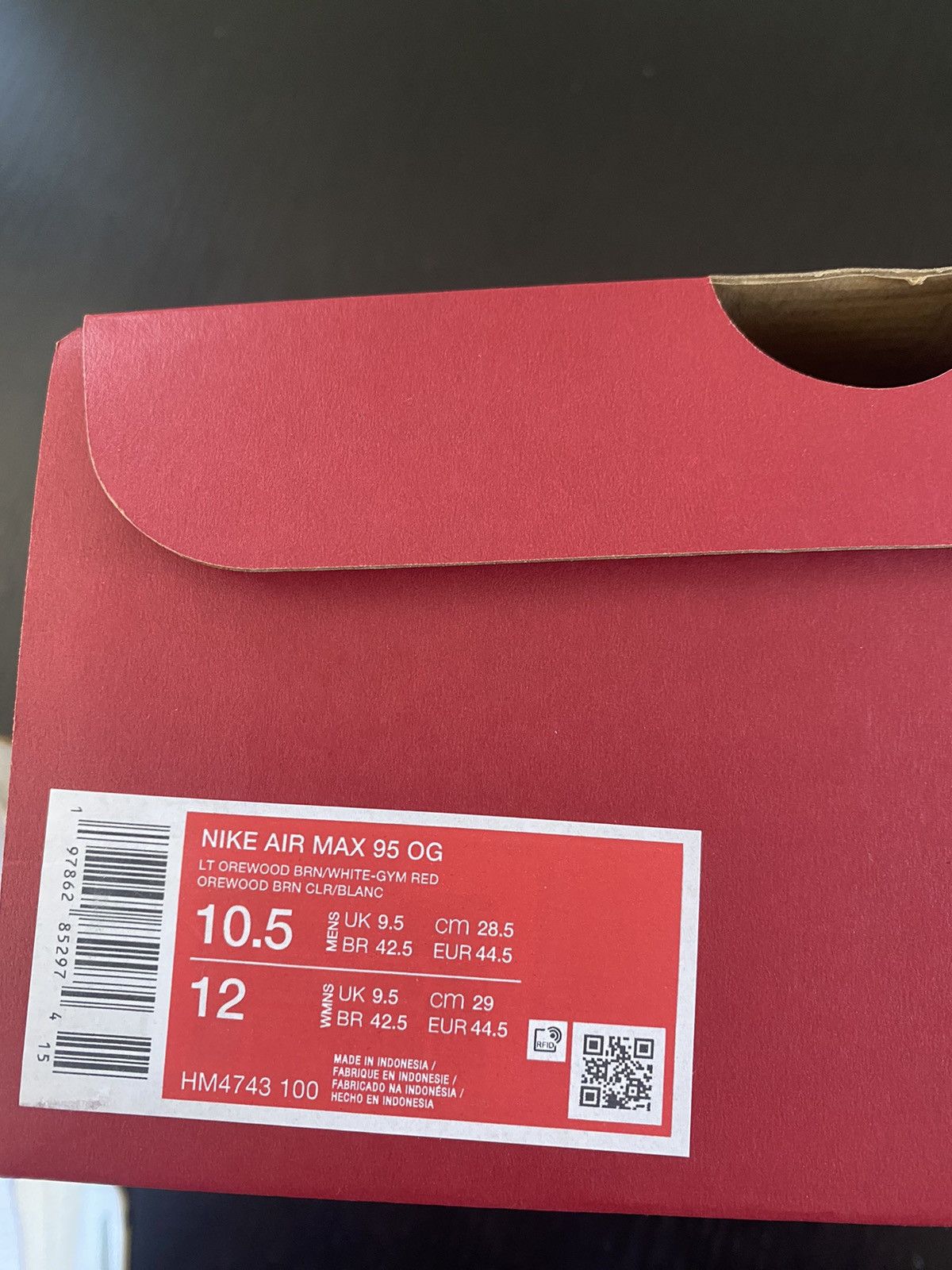 Nike X Levi’s Air Max 95 White Gym Red