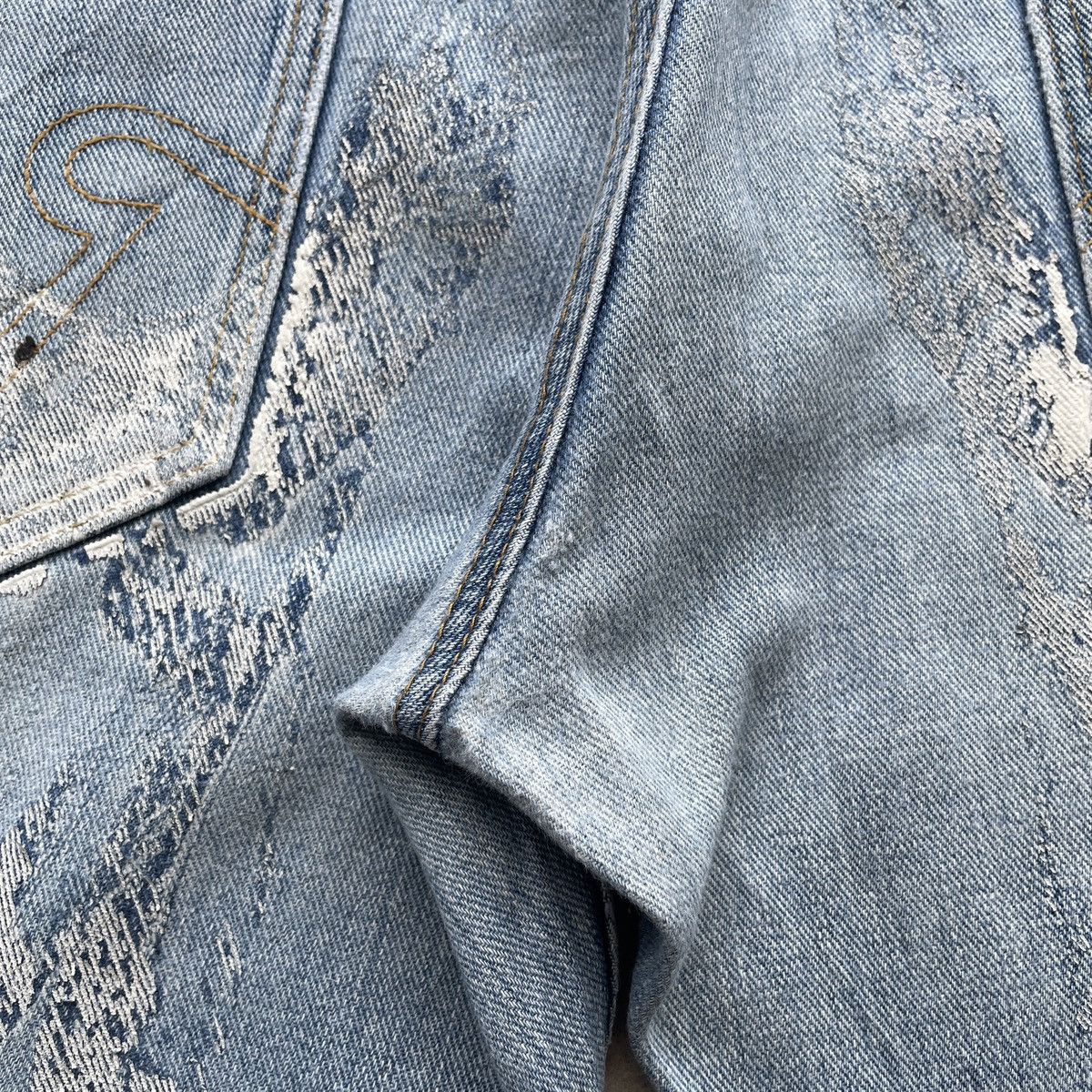 Vintage Vintage Geronimo Faded Distressed Jeans Pants Denim W34 Size US 34 / EU 50 - 10 Thumbnail