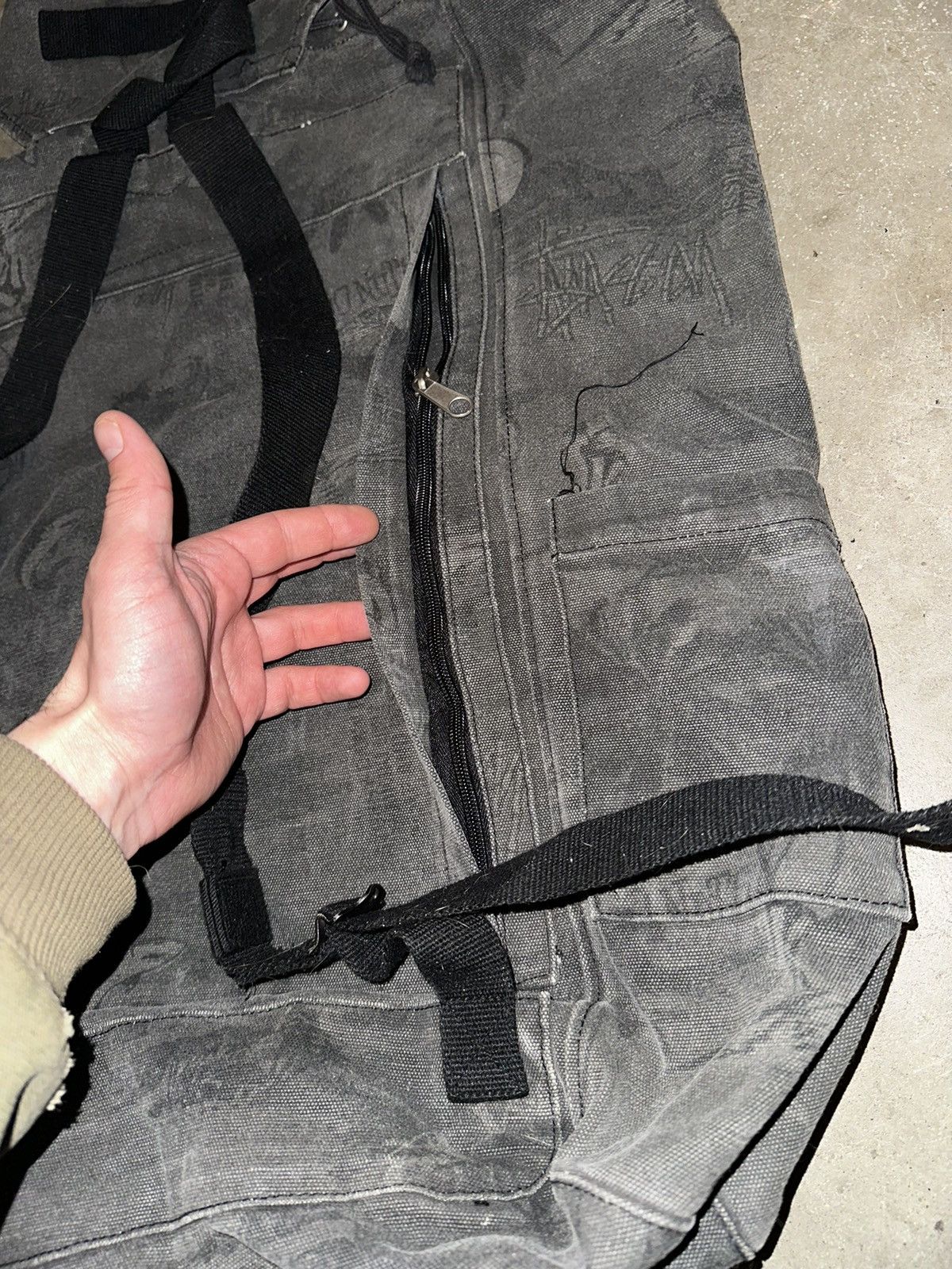Black Sheep × Stussy Stussy x Black Sheep Squad Back Pack Canvas Duffle Grail Size ONE SIZE - 6 Thumbnail