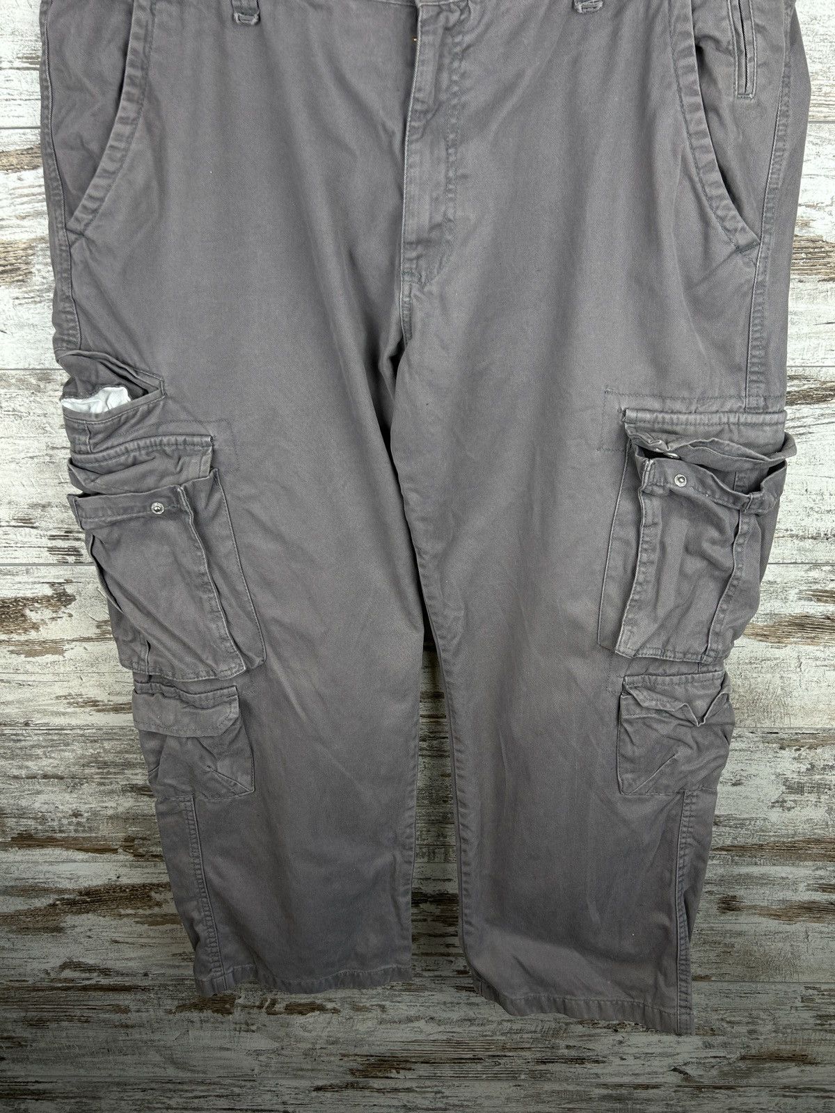 Japanese Brand × Vintage Mens Vintage Cargo pants streetwear y2k Japanese style rare Size US 38 / EU 54 - 4 Thumbnail
