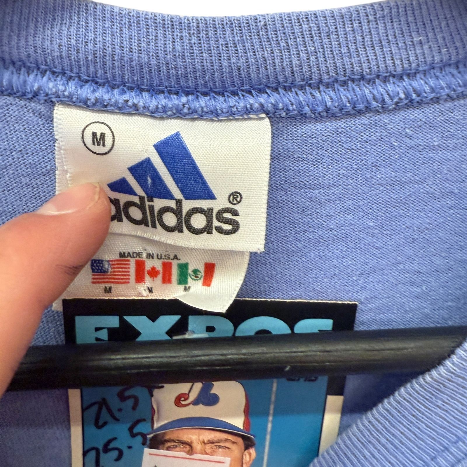 Adidas Vintage Adidas Logo Tee Men's M Size US M / EU 48-50 / 2 - 7 Thumbnail