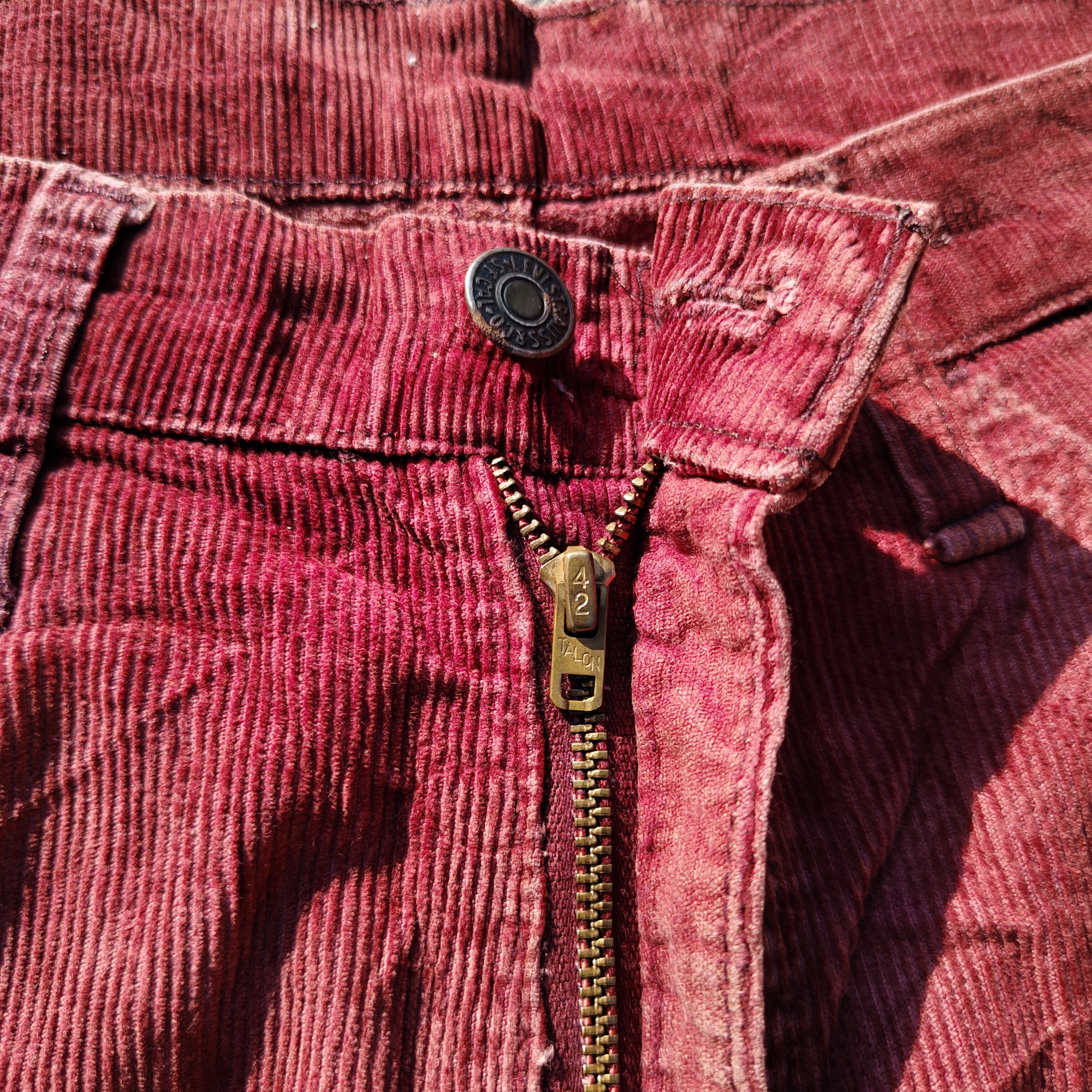 Levi's Rare Vintage 70s Levi's Big E Corduroy Flare Boot Cut Pant Size US 32 / EU 48 - 12 Thumbnail