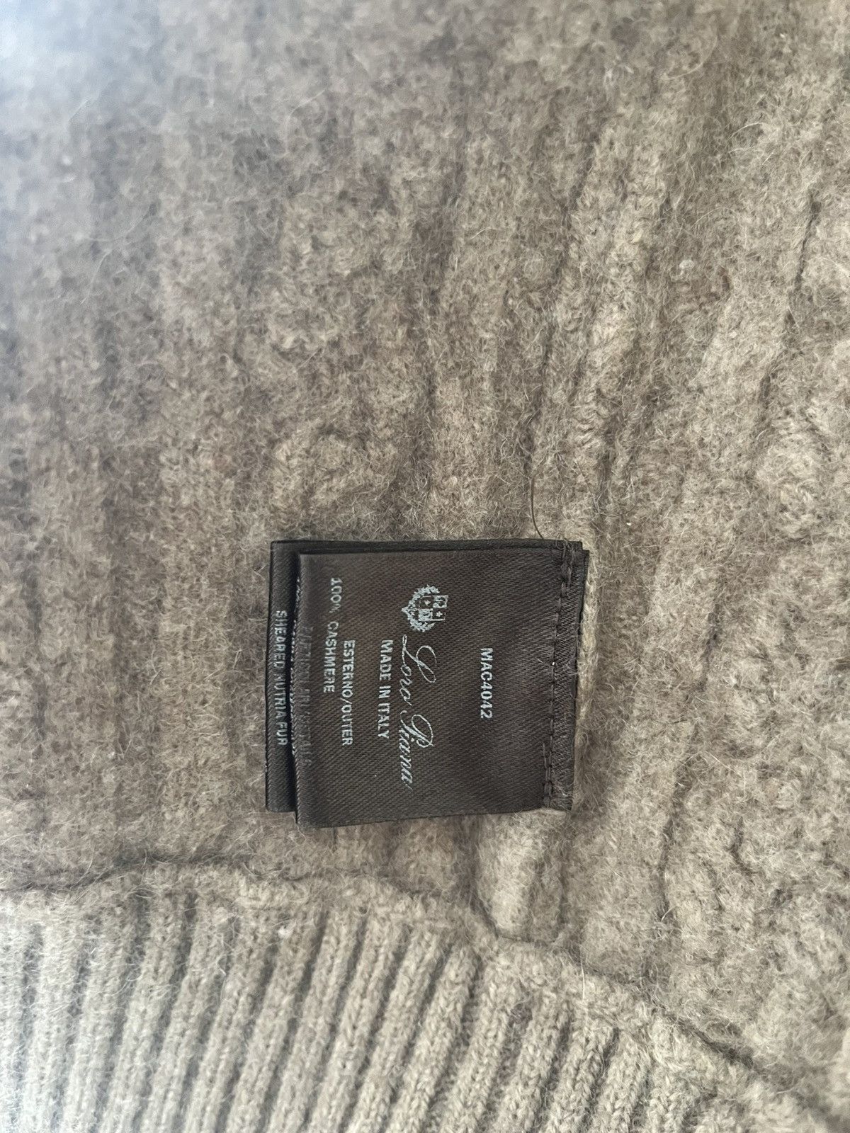 Loro Piana Loro Piana brown cashmere full zip cardigan size xs Size US XS / EU 42 / 0 - 6 Thumbnail