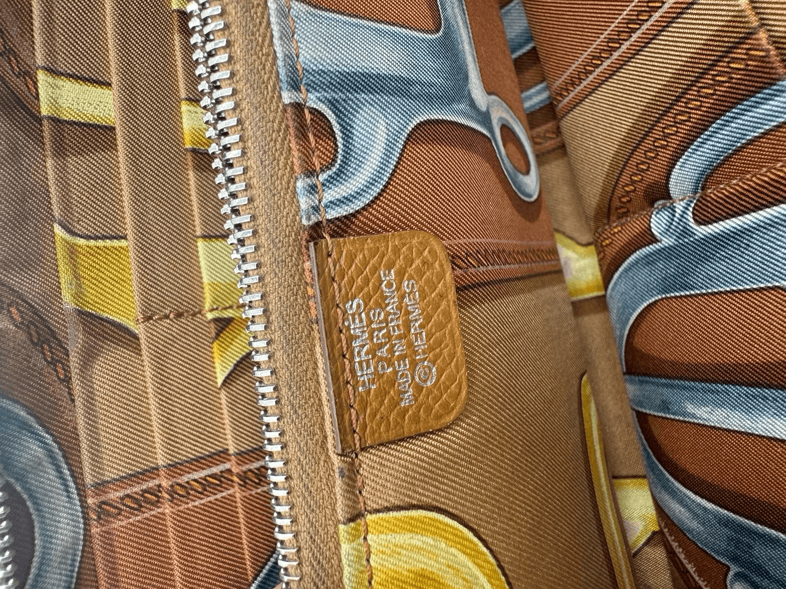 Hermes Auth HERMES Azap Silk In - Gold Epsom Long Wallet Size ONE SIZE - 5 Thumbnail