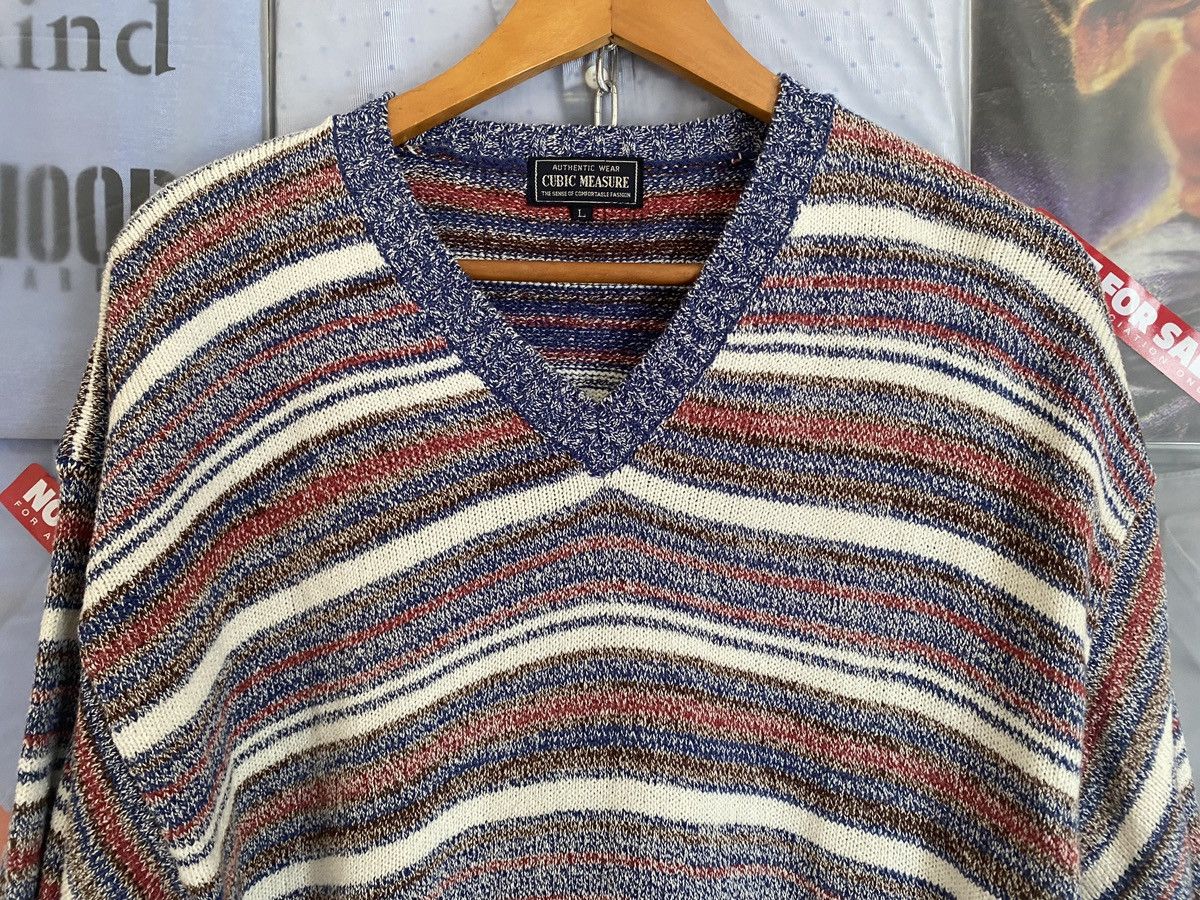 Japanese Brand Vintage Cubic Measure knitted Size US L / EU 52-54 / 3 - 3 Thumbnail