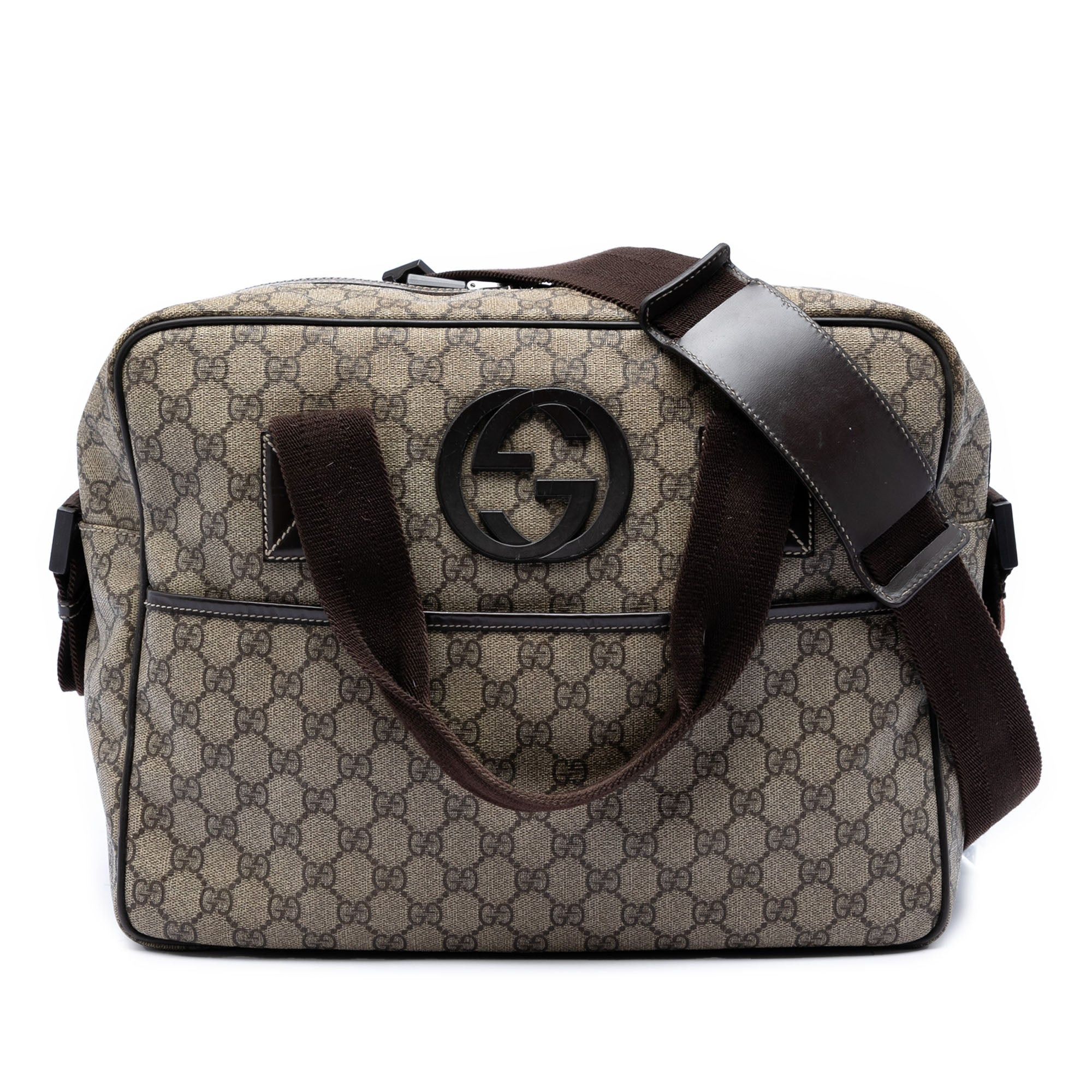 Gucci GG Supreme Interlocking G Briefcase Size ONE SIZE - 1 Thumbnail