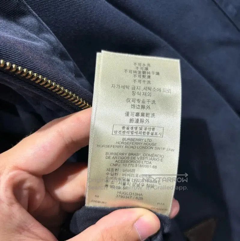 Burberry Burberry Men's Navy Cotton Coat. Size US M / EU 48-50 / 2 - 5 Thumbnail