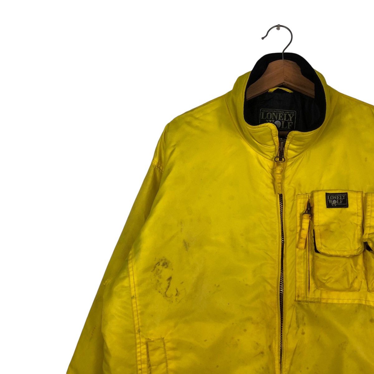 Japanese Brand 📌Vintage Bomber Jacket Lonely Wolf Utility Design Bondage Size US L / EU 52-54 / 3 - 8 Thumbnail