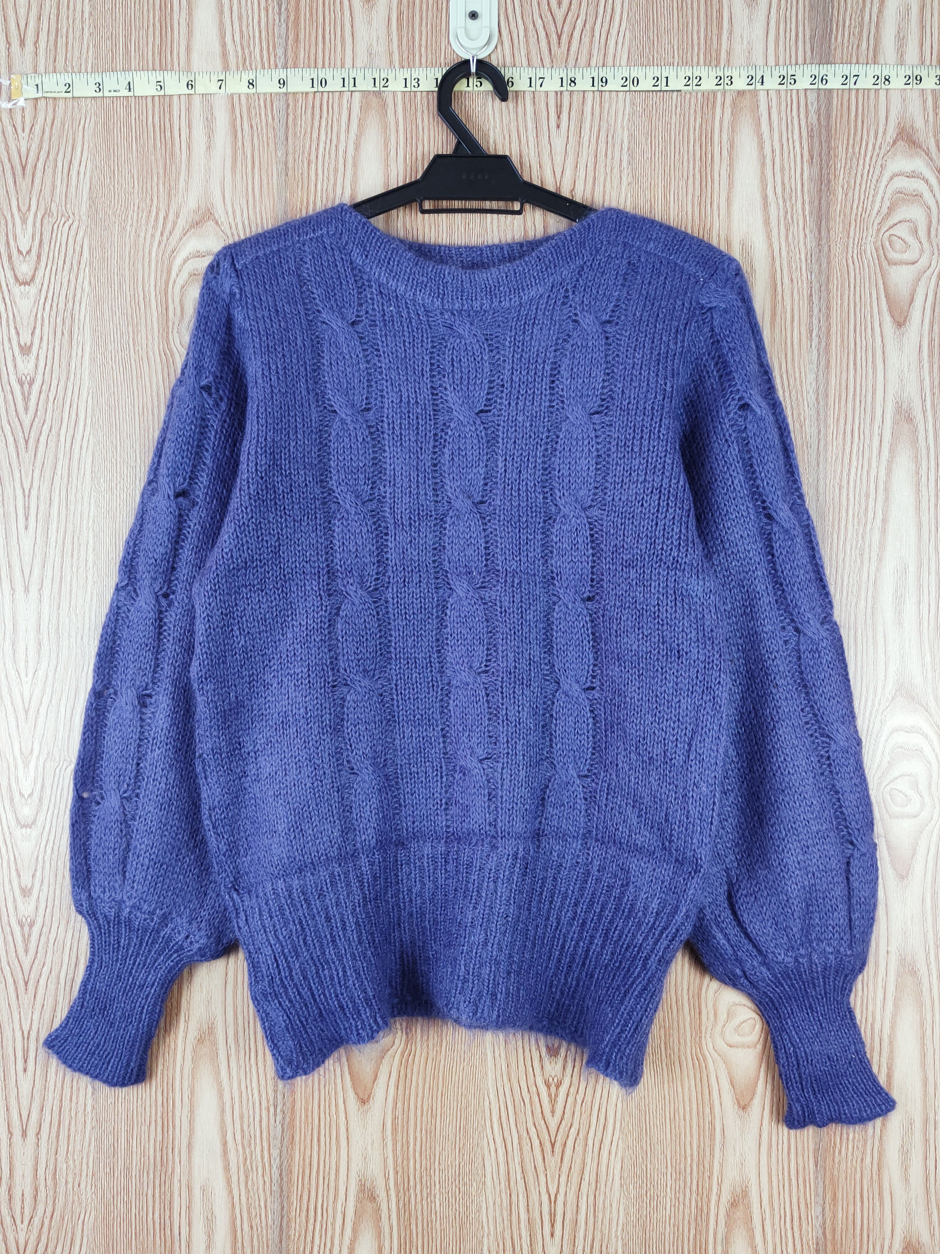 Japanese Brand Clibon Purple Knitwear Sweatshirts #W553 Size US M / EU 48-50 / 2 - 1 Thumbnail