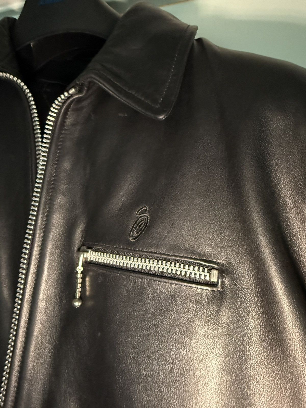Stussy STUSSY LEATHER BING JACKET Size US S / EU 44-46 / 1 - 4 Thumbnail