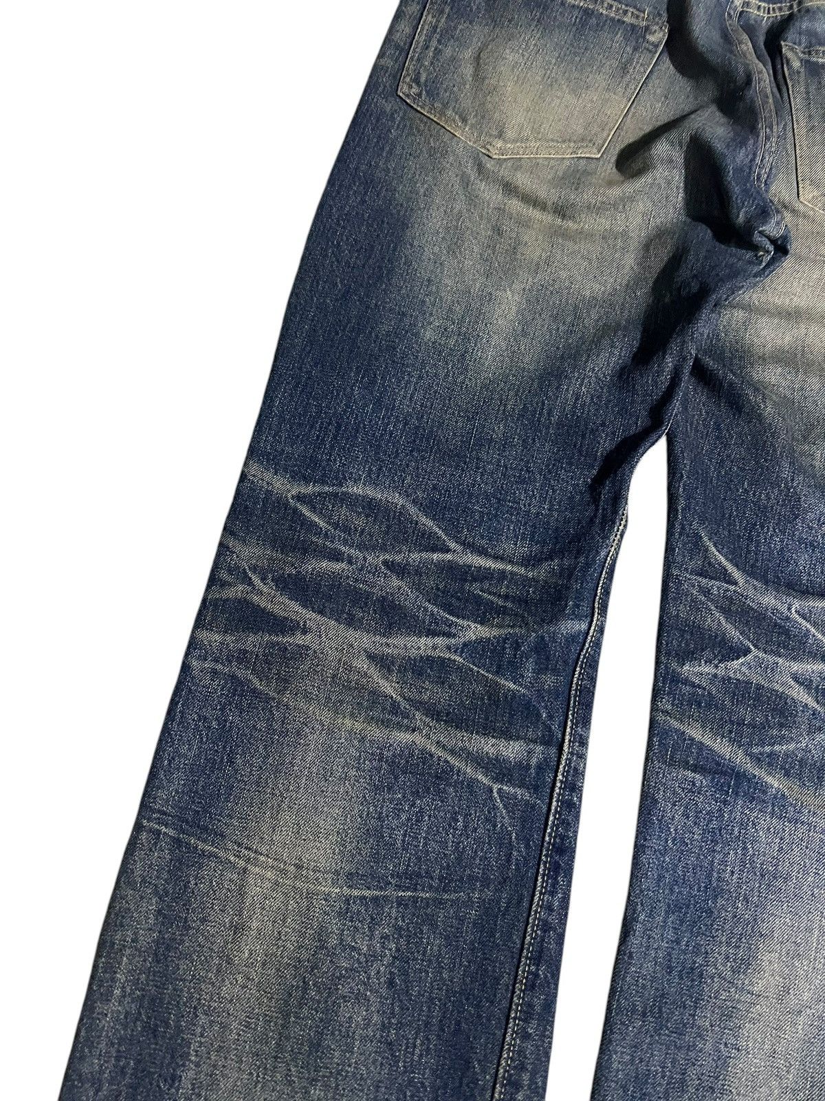 Sugar Cane VINTAGE SUGAR CANES LOT 901 DISTRESS SELVEDGE JEANS Size US 31 - 10 Thumbnail