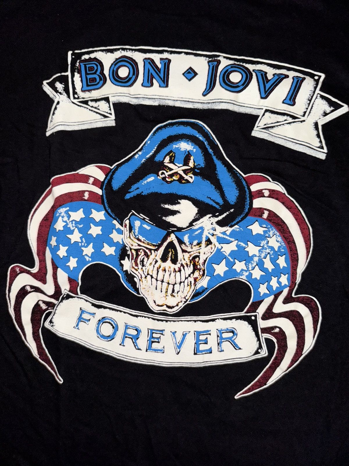 Other Vintage Bon Jovi Forever t shirt tee 2 sided single stich Size US L / EU 52-54 / 3 - 3 Thumbnail
