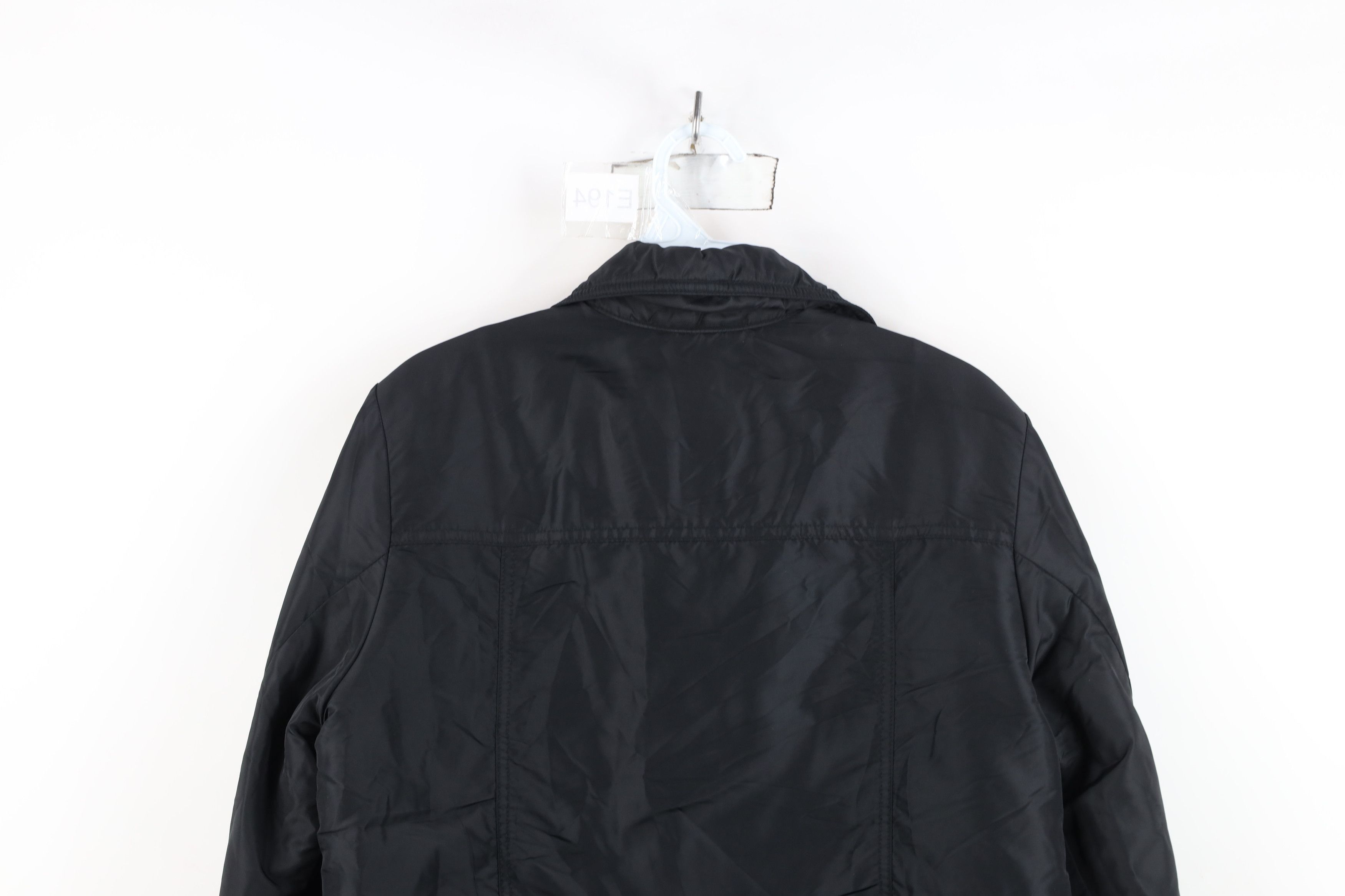 Gap Vintage 90s Y2K Gap Micro Puffer Bomber Jacket Black Size S / US 4 / IT 40 - 13 Thumbnail