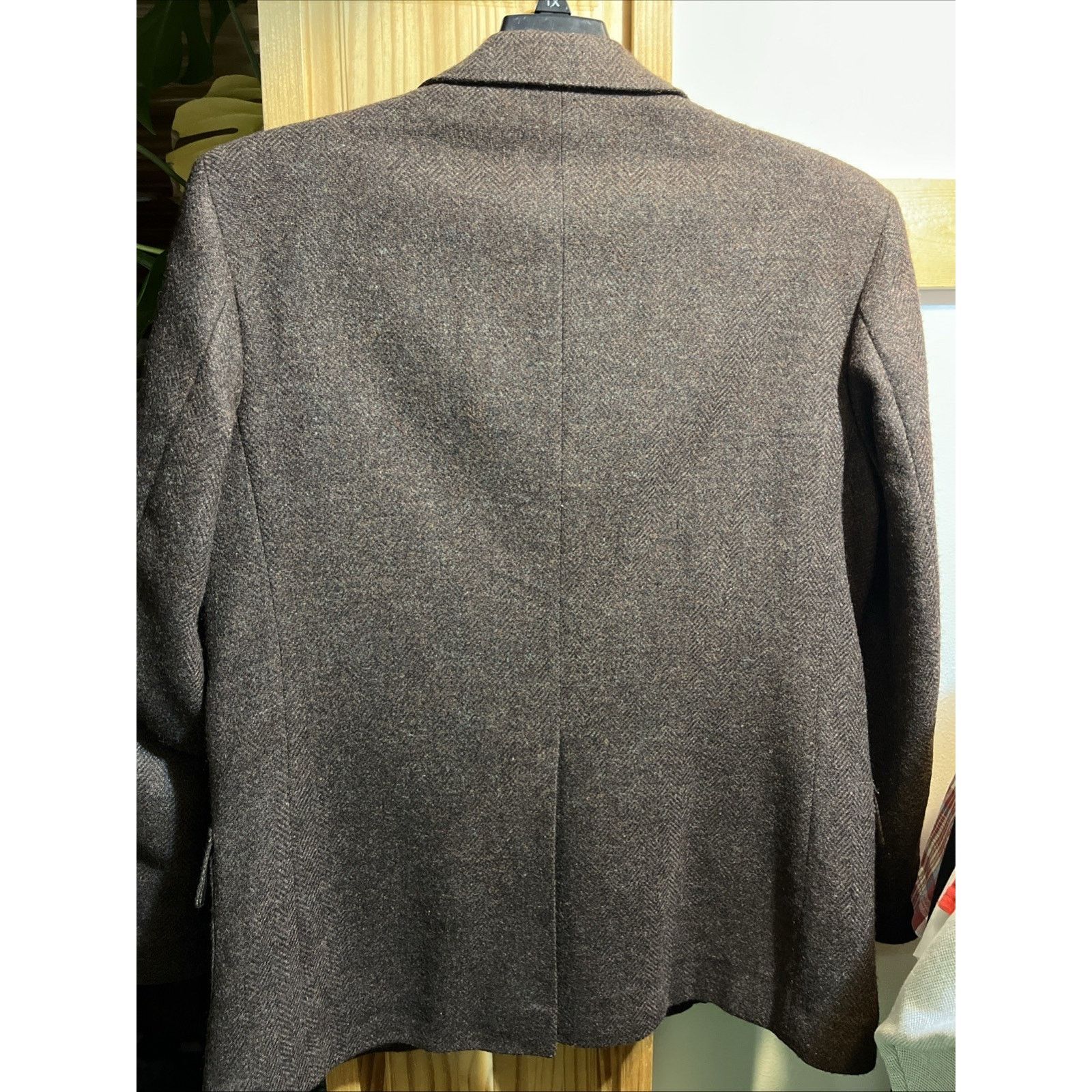 Farah Wolf Off by Farah 100% Pure Wool Brown VTG Jacket Sz 42 Reg Size US L / EU 52-54 / 3 - 7 Thumbnail