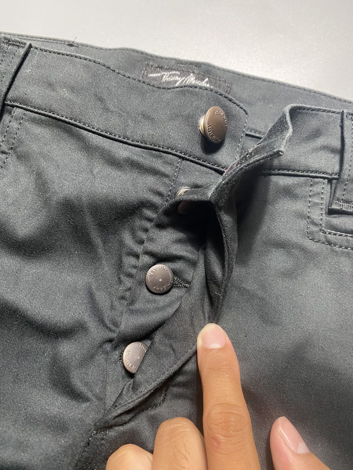 Thierry Mugler THIERY MUGLER WIDE TROUSER Size US 34 / EU 50 - 8 Thumbnail