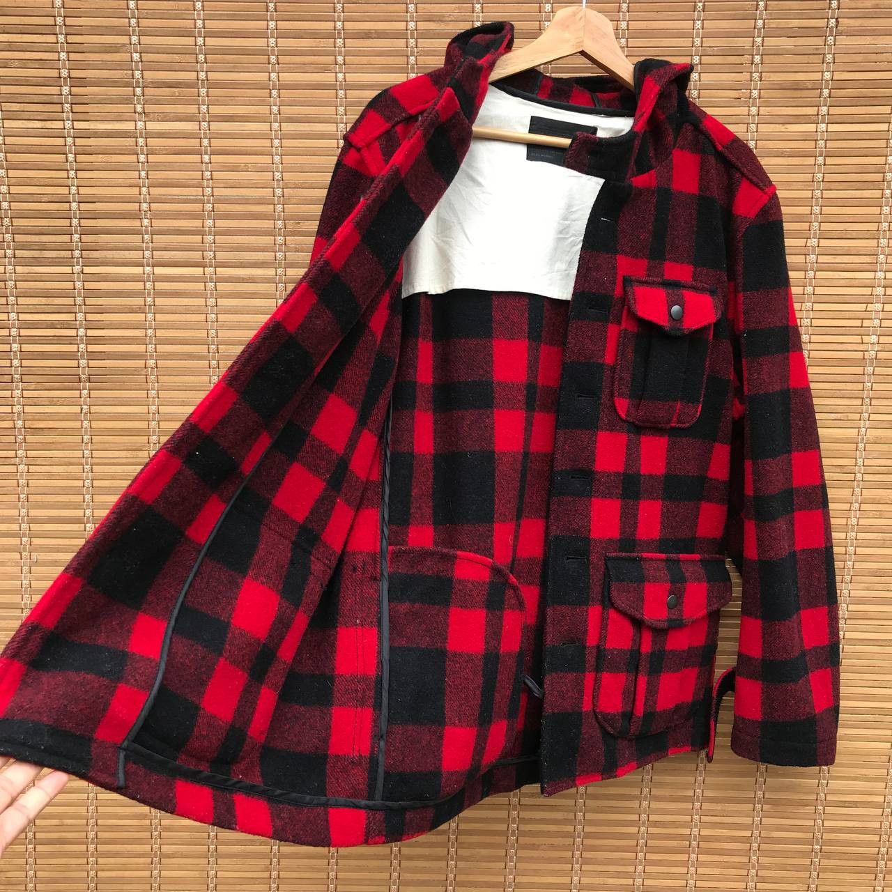 Filson × The Real McCoy's REALWORDS GOTHIC JAPANESE TARTANRED ARMY HOODIE FILSON STYLE Size US L / EU 52-54 / 3 - 3 Thumbnail