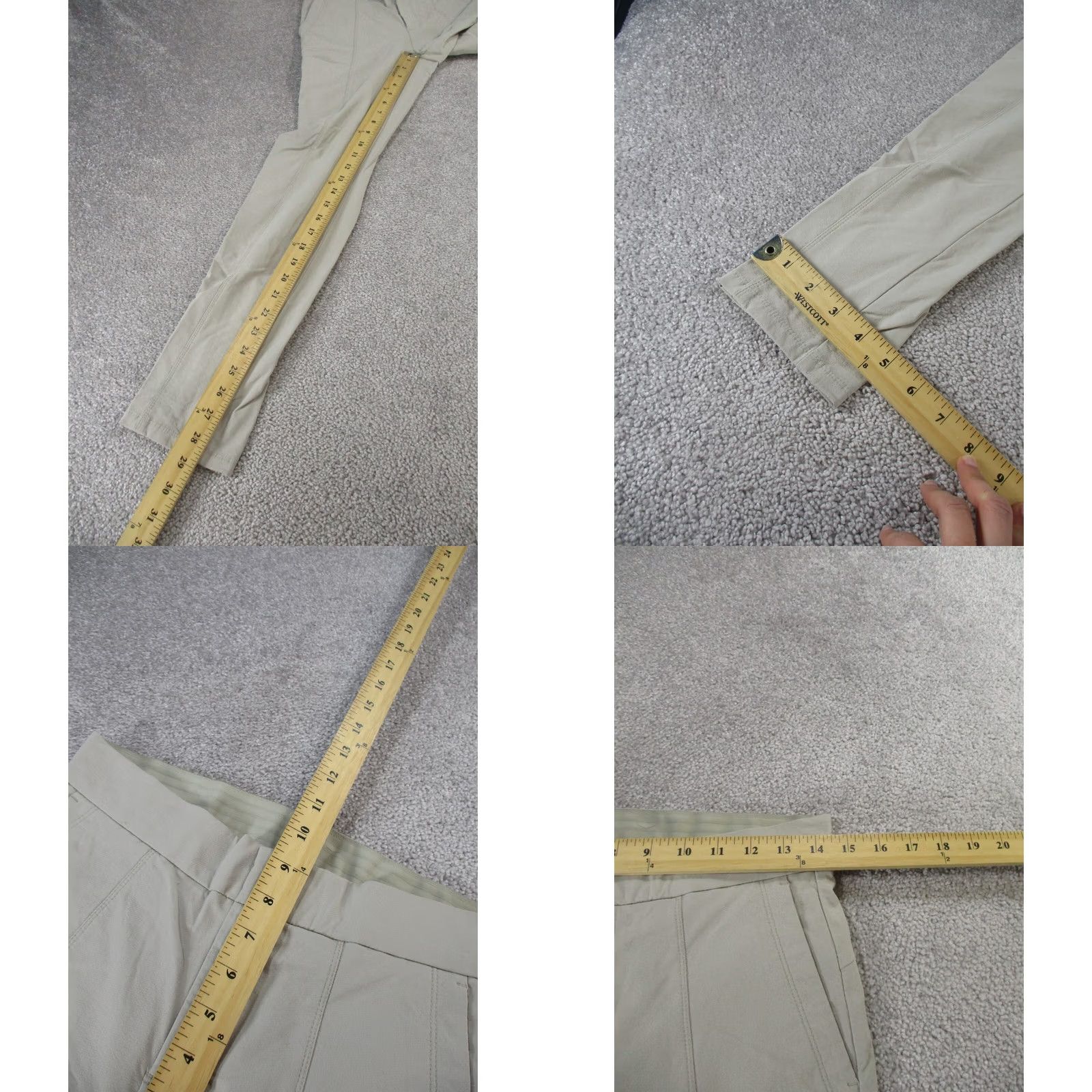 Athleta Athleta Pants Womens 2 Wander Stash Skinny Beige Knit Nylon Spandex Read Size 26" / US 2 / IT 38 - 8 Thumbnail