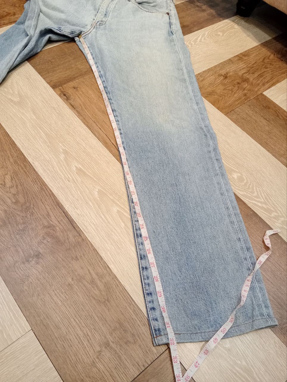 Levi's Vintage Clothing LEVI'S VINTAGE 502 REDLINE CAPITAL E SELVEDGE BLUE JEANS Size US 33 - 19 Thumbnail