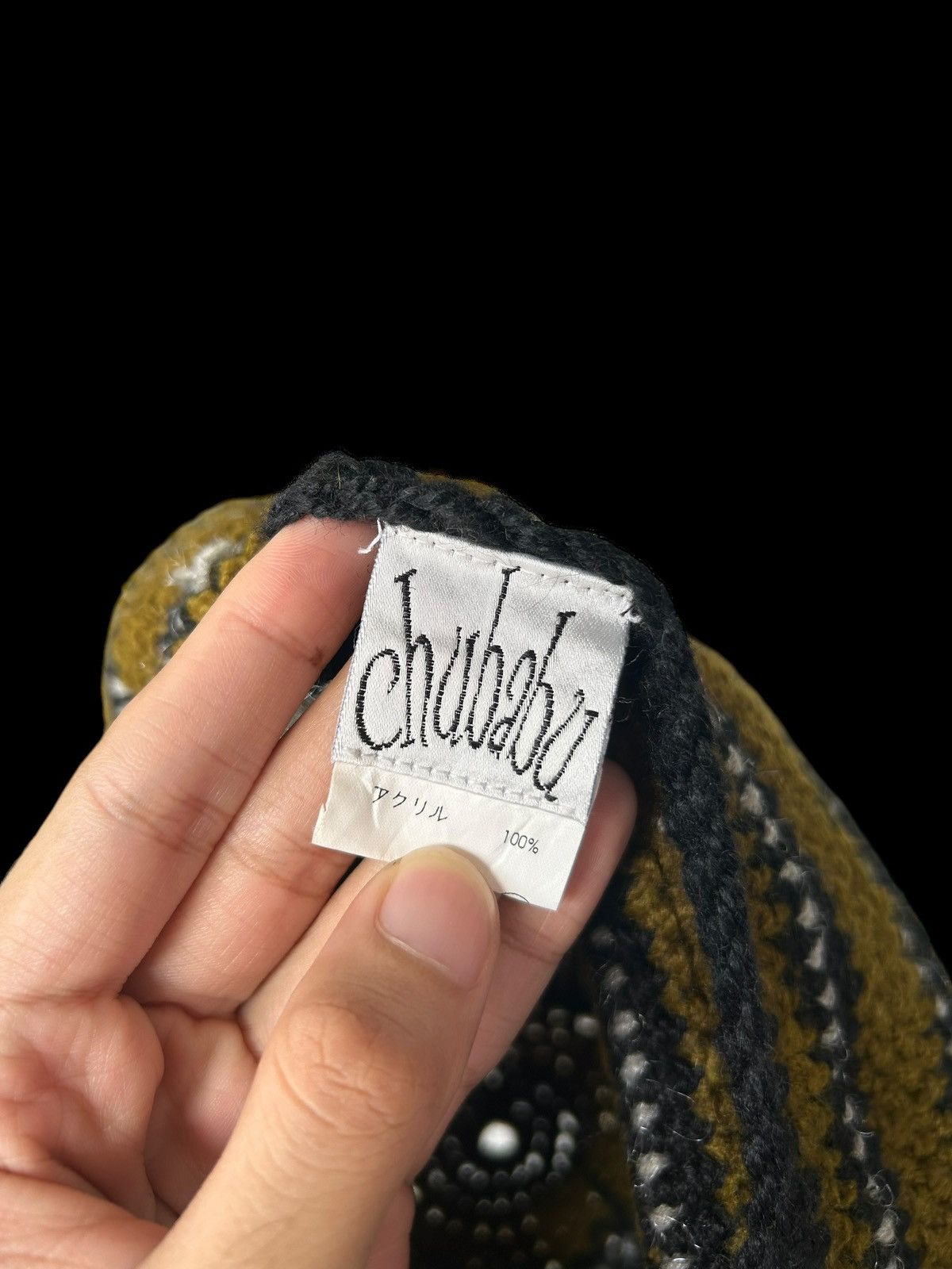 Japanese Brand × Kapital × Vintage Chubabu Crochet knitt Rare big Bucket Hats Rare ☠️☠️ Size ONE SIZE - 6 Thumbnail