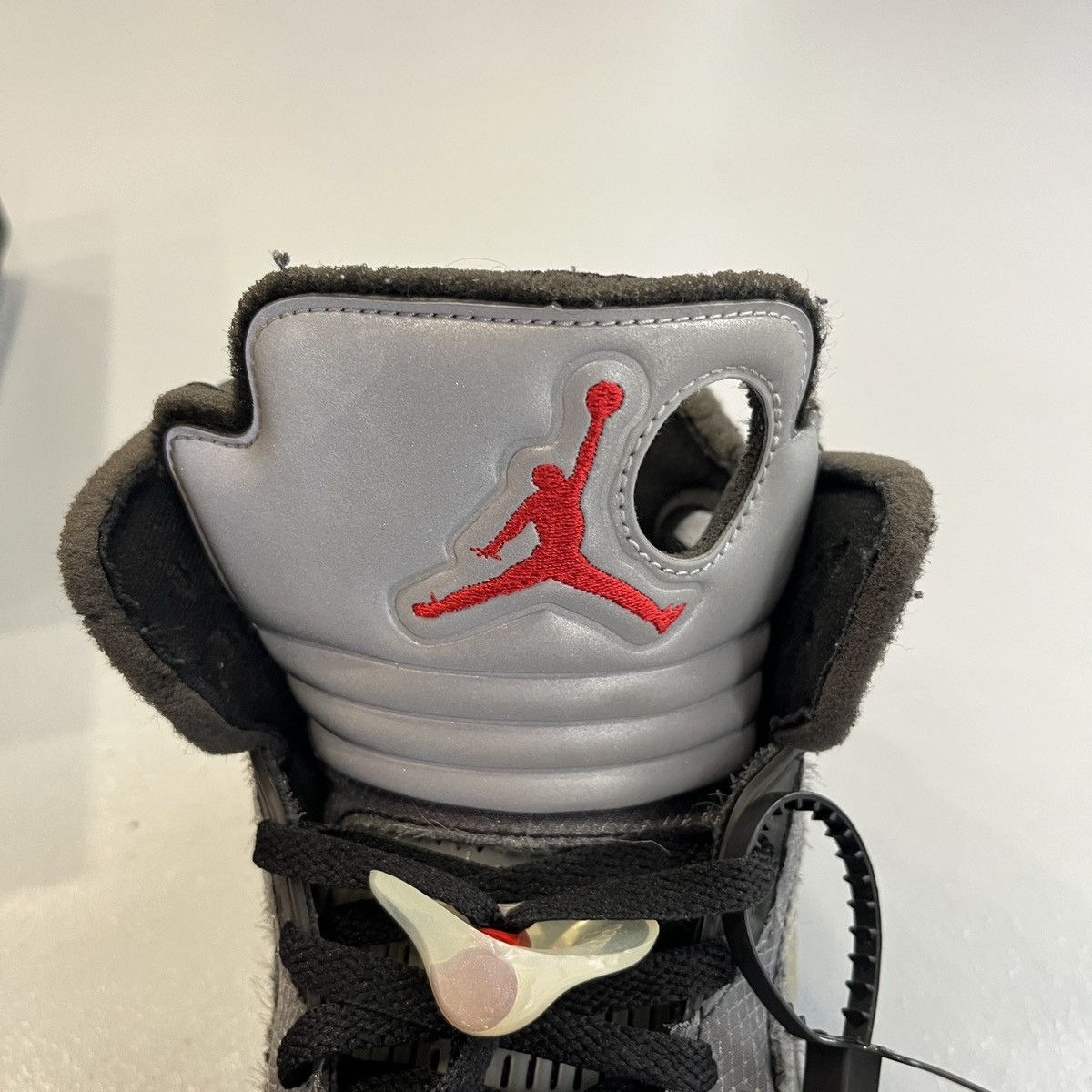 Jordan Brand × Off-White 2020 Jordan 5 Retro Off-White Muslin Size US 12.5 / EU 45-46 - 19 Thumbnail