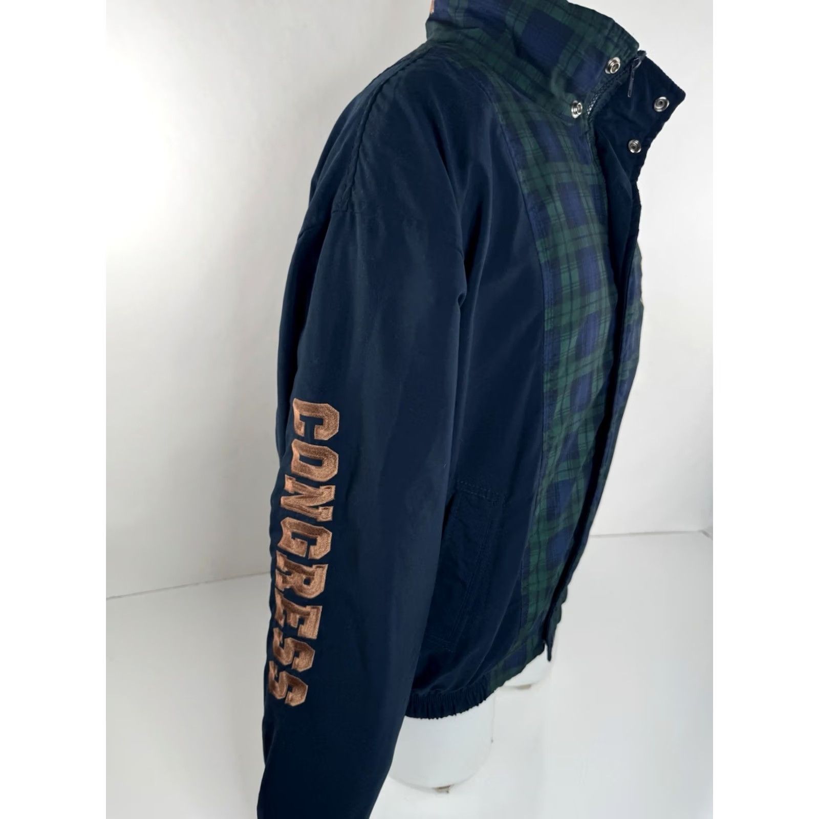 Vintage Schneiders Oversized L Jacket Men QUARTER HORSE CONGRESS Ohio 99 Official Embroidered Horse Equestrian Blue / Green Size US L / EU 52-54 / 3 - 3 Thumbnail