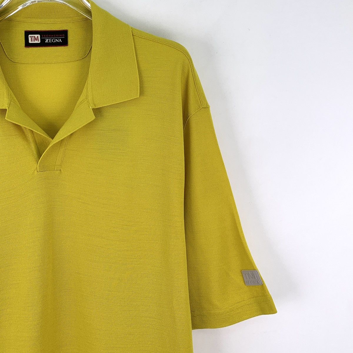 Z Zegna Zegna Techmerino Yellow Label Wool Polo Shirt K26WX Size US XL / EU 56 / 4 - 3 Thumbnail