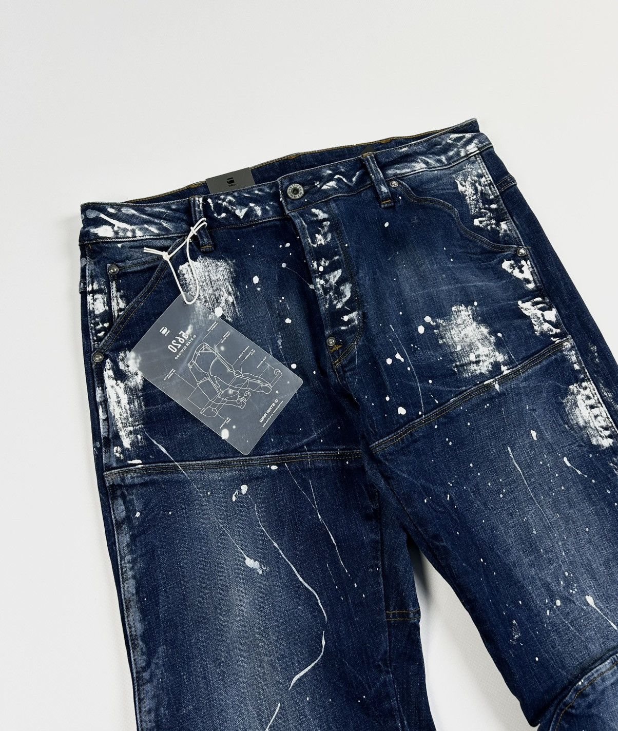 G-Star G-star raw 3D denim paint stains jeans Size US 32 / EU 48 - 5 Thumbnail