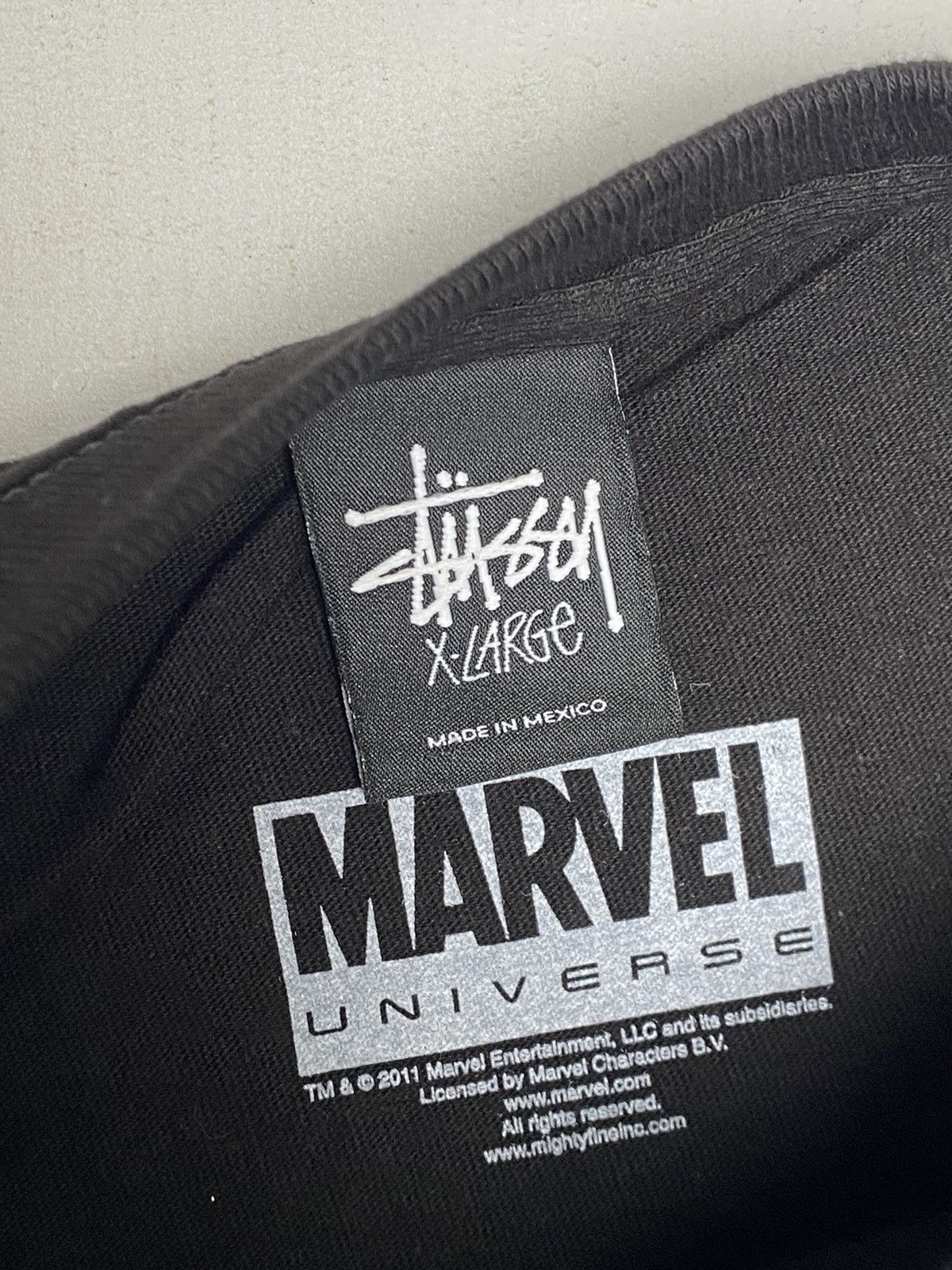Stussy 👕 Stüssy x Marvel Spider-Man T-shirt, RARE, new without tag. Size US XL / EU 56 / 4 - 3 Thumbnail
