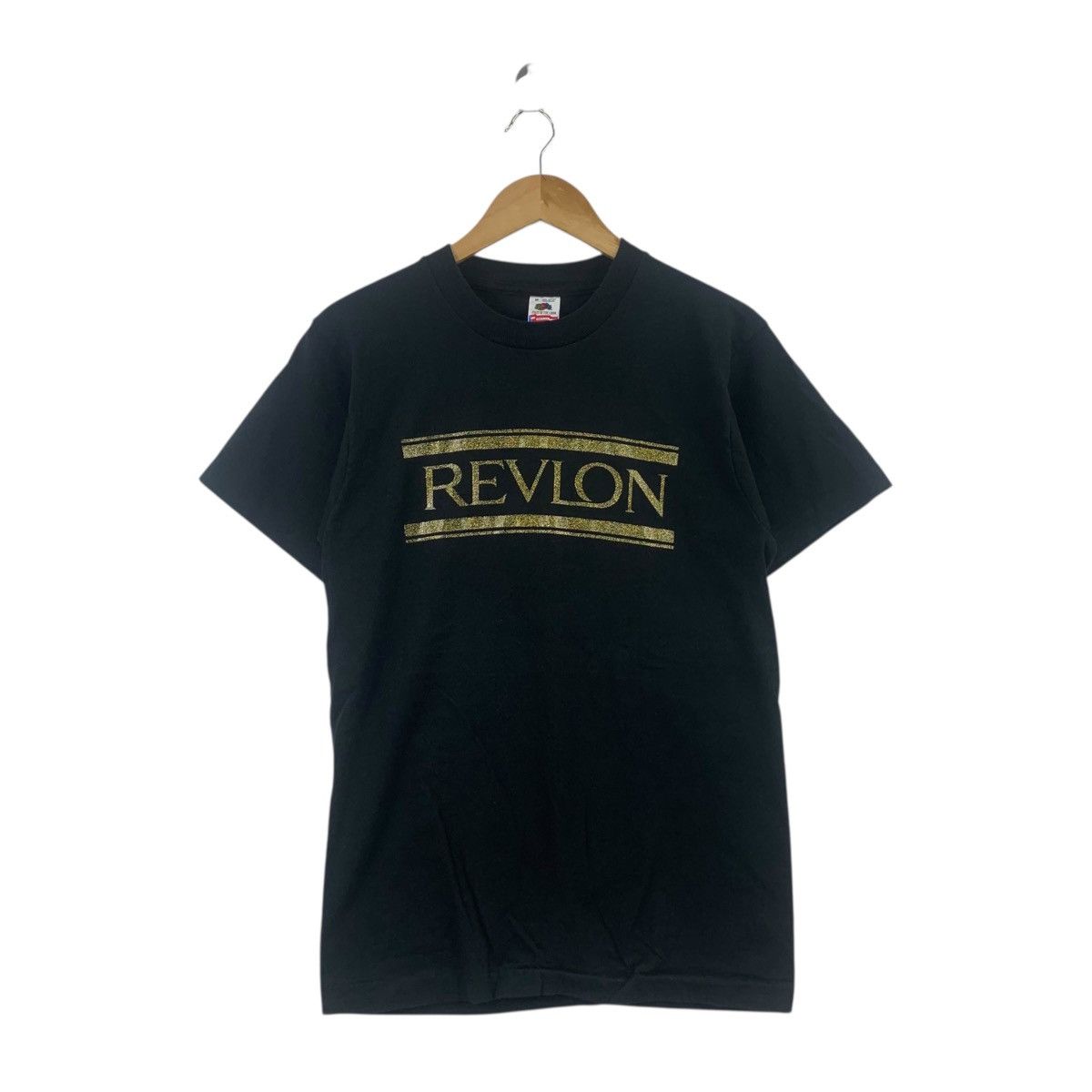 Vintage Vintage 90s REVLON MAKEUP COSMETIC Promo Ads Tee Shirt Size S / US 4 / IT 40 - 1 Thumbnail