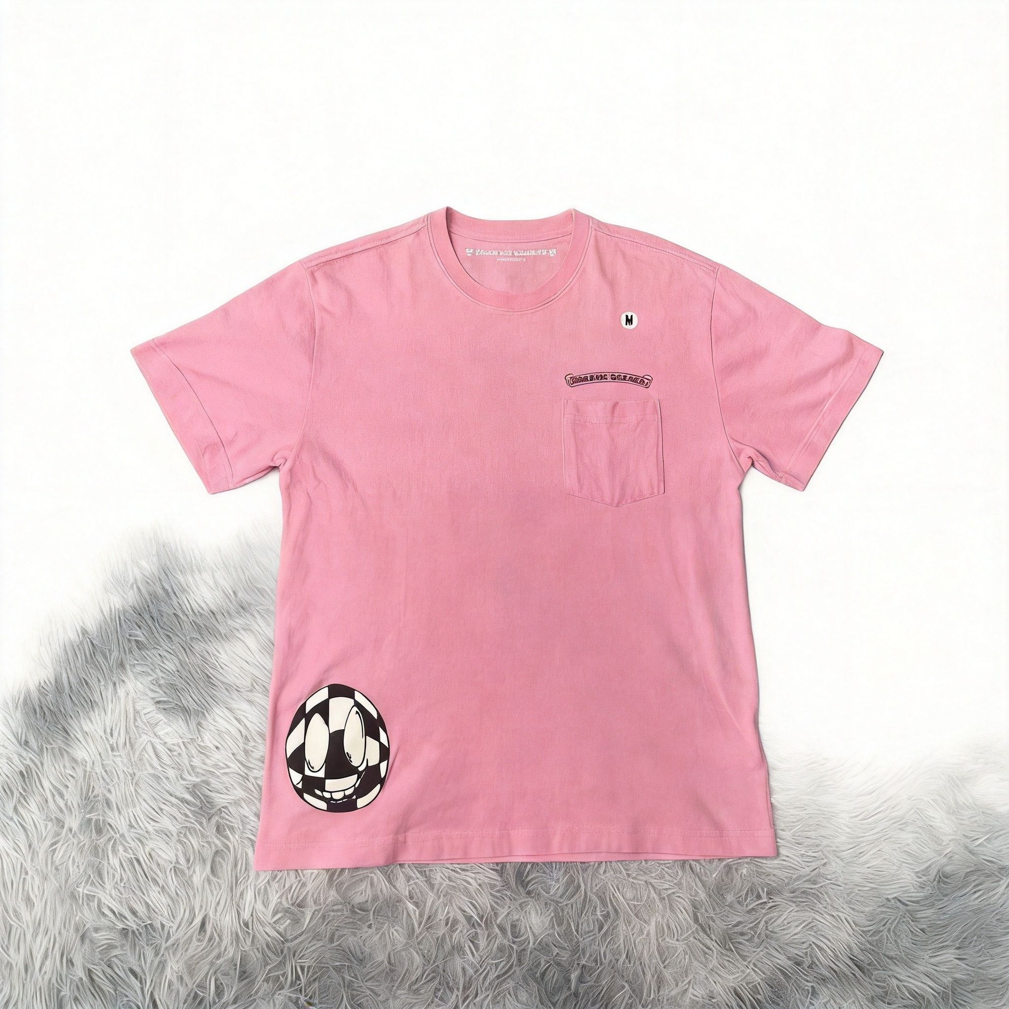 Chrome Hearts Chrome Hearts Matty Boy Black Pink Arc Logo T Shirt