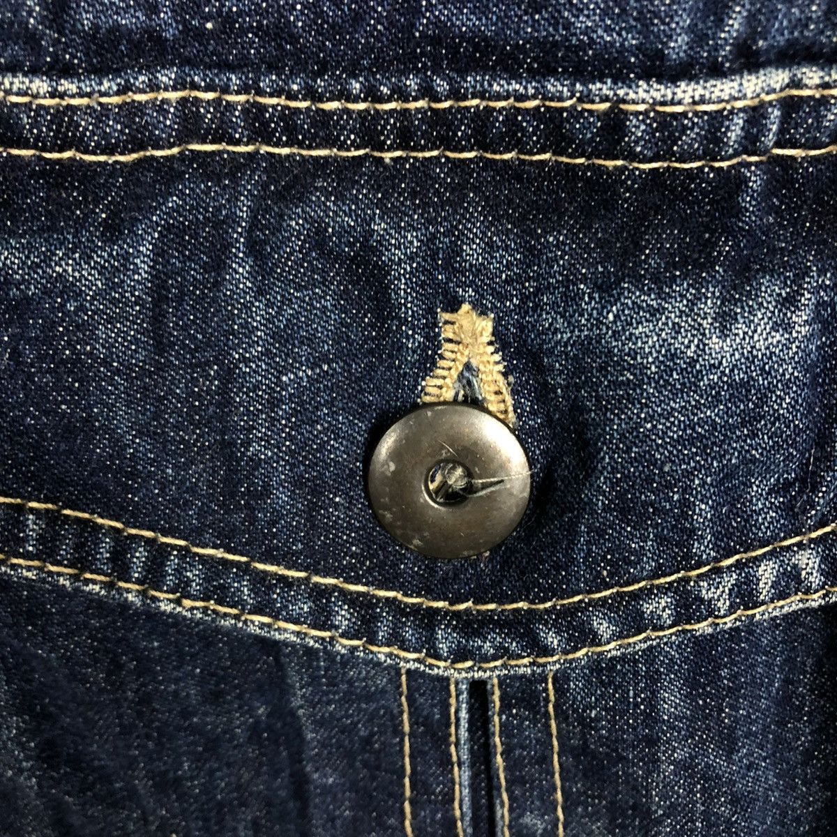 Japanese Brand 🔥VINTAGE BIKER DENIM JACKET BLANKET PACIFIC ISSEY MIYAKE Size US S / EU 44-46 / 1 - 20 Thumbnail