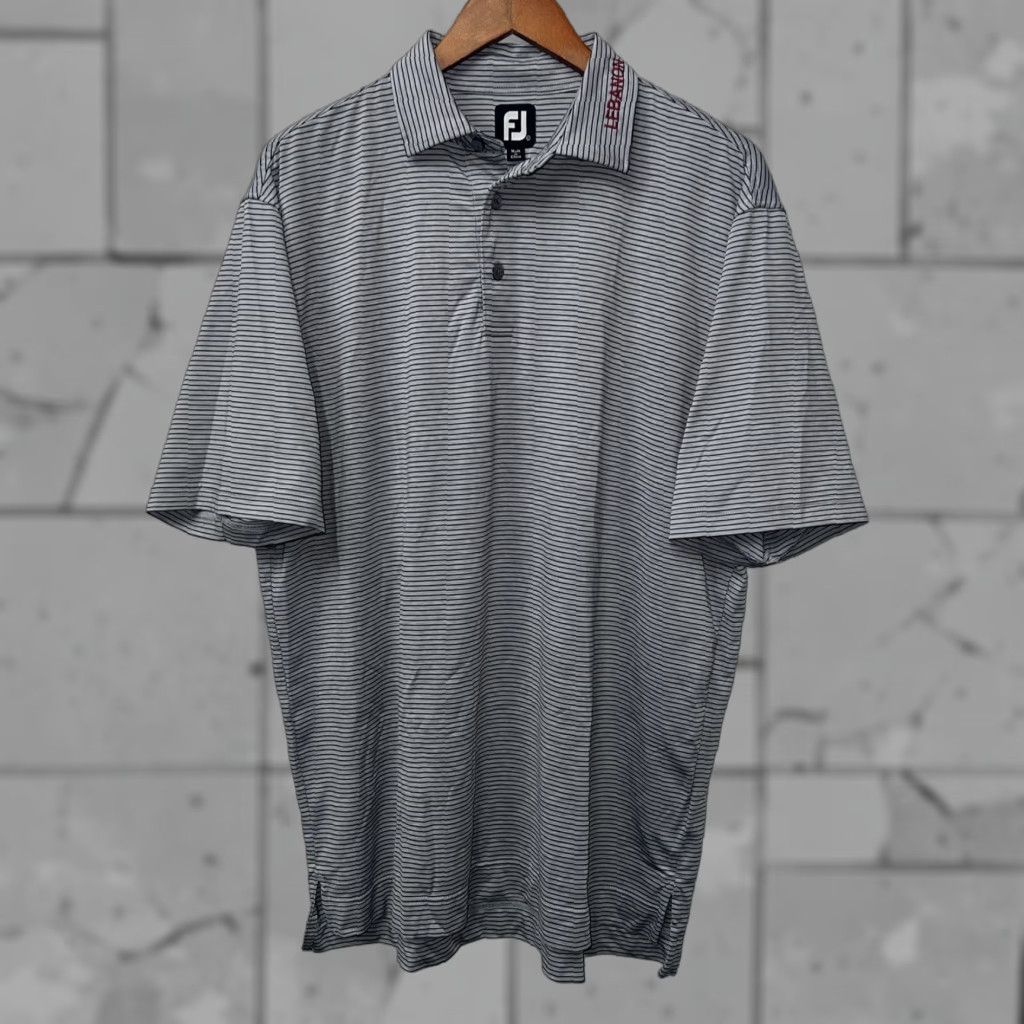 Footjoy FootJoy Polo Shirt Striped Gray Mens Size L Size US L / EU 52-54 / 3 - 1 Thumbnail