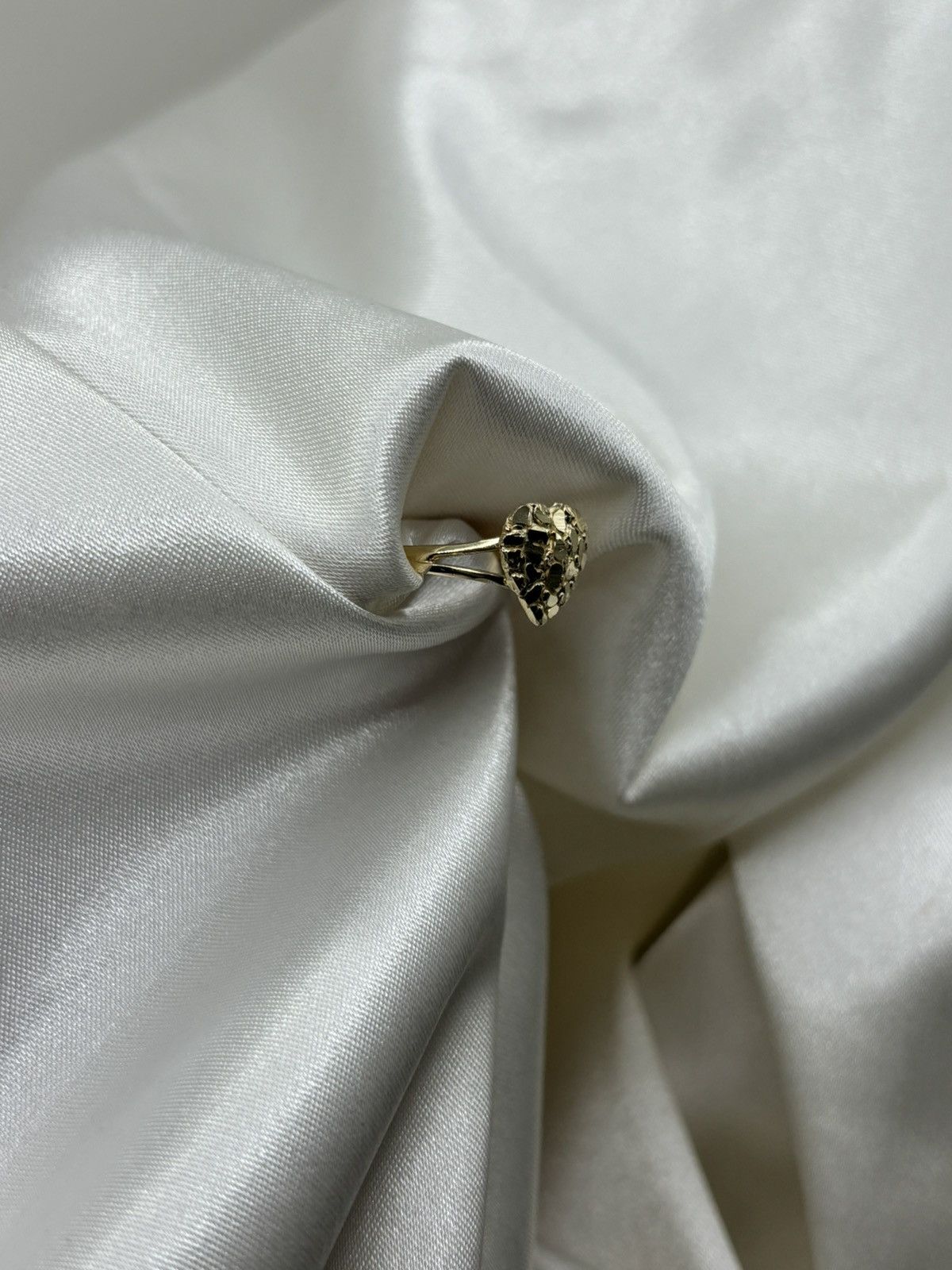 Other 14k Heart Nugget Ring sz7 Size ONE SIZE - 4 Thumbnail