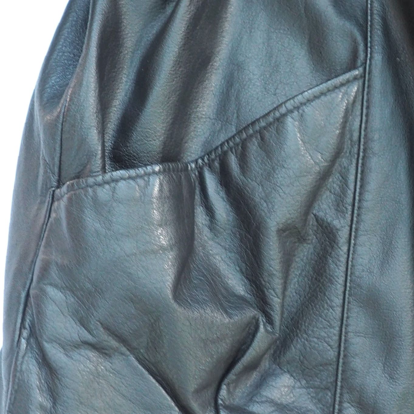 Vintage VINTAGE Pelle Womens Leather Jacket L Black Motorcycle Jacket Womens Leather Pelle L Black 90s Mens? No Gender specified Size L / US 10 / IT 46 - 3 Thumbnail