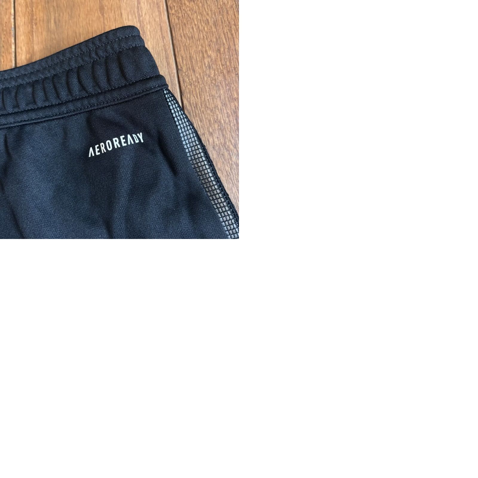 Adidas Adidas PrimeGreen AeroReady Track Pants L 30" Black White Mens Size US 33 - 9 Thumbnail
