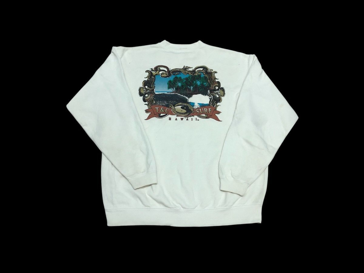 Vintage Vintage T&C Surfing Sweatshirt Biglogo Surf Style Size US L / EU 52-54 / 3 - 1 Thumbnail