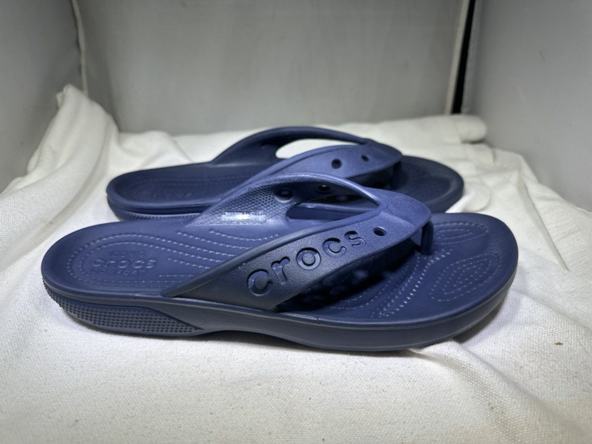 Crocs Crocs Men's Sandals Baya II Flip Flop Navy Blue M7W9 Size US 7 / EU 40 - 3 Thumbnail