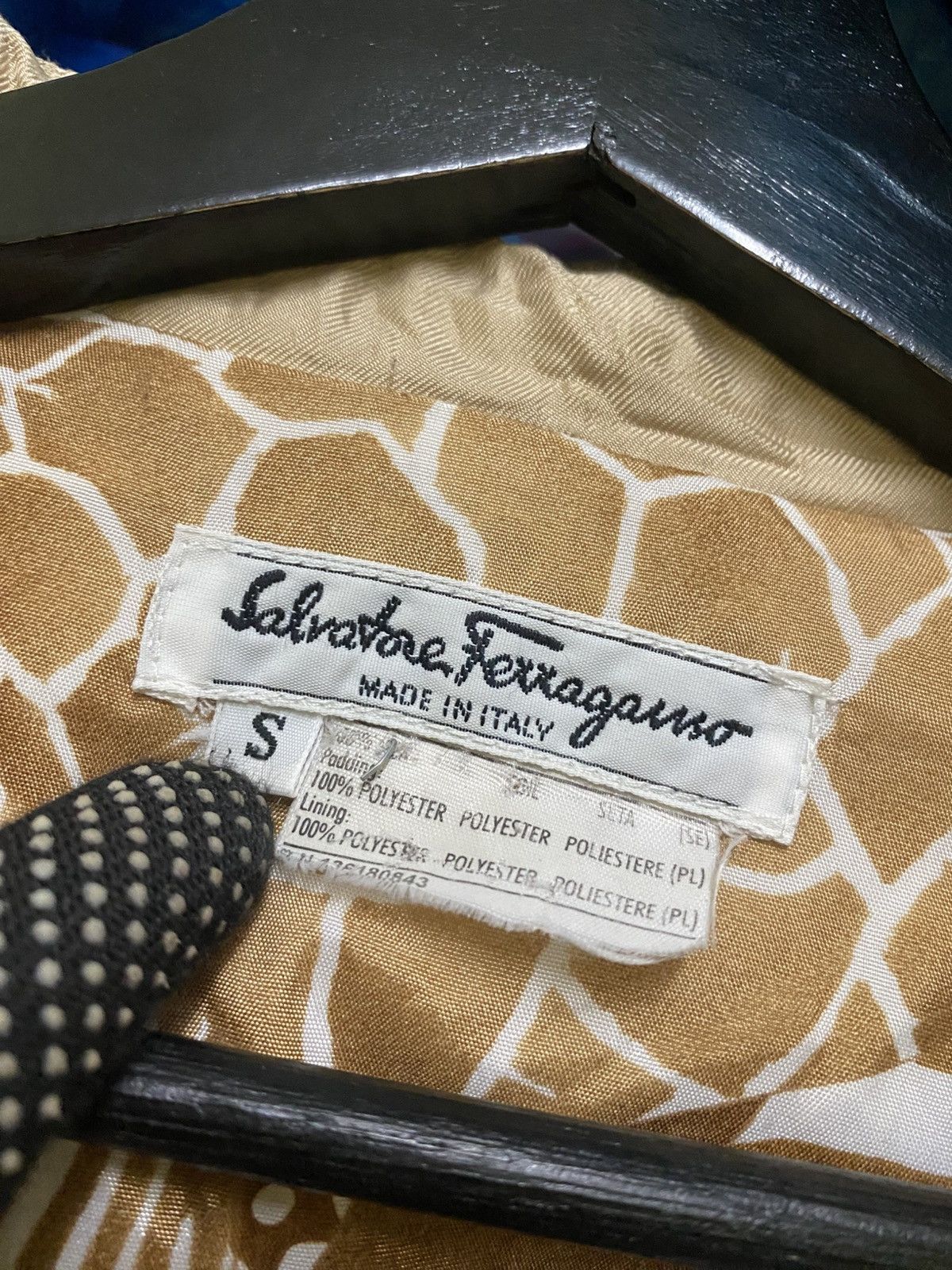 Salvatore Ferragamo VINTAGE SALVATORE FERRAGAMO ANIMAL PRINTING QUILTED JACKET Size US S / EU 44-46 / 1 - 16 Thumbnail
