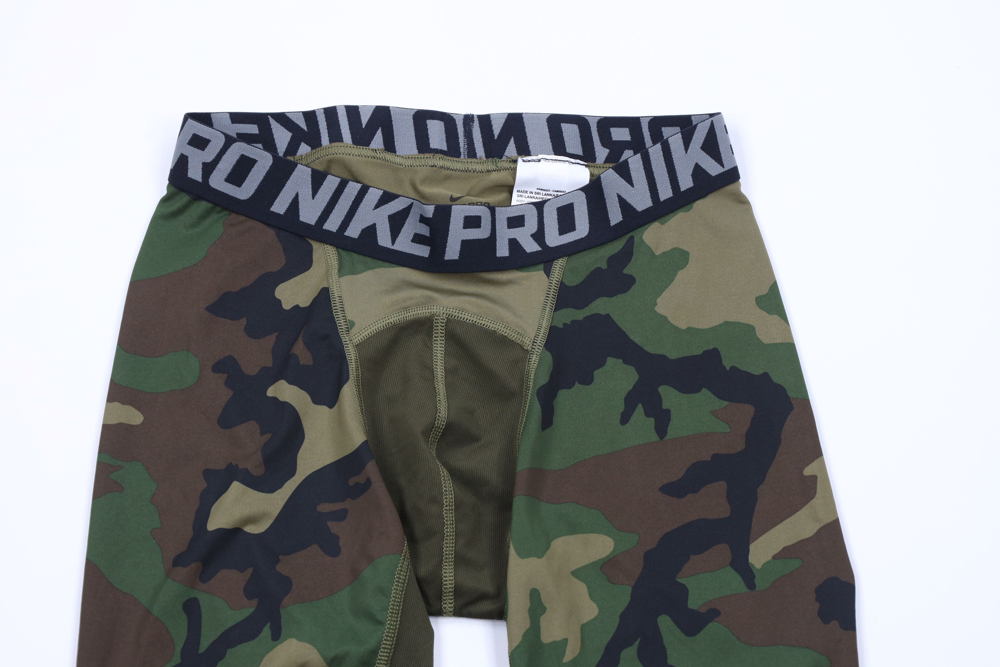 Nike × Vintage Vintage Nike Pro Combat Camouflage Tights Spandex Pants Size US 36 / EU 52 - 2 Thumbnail