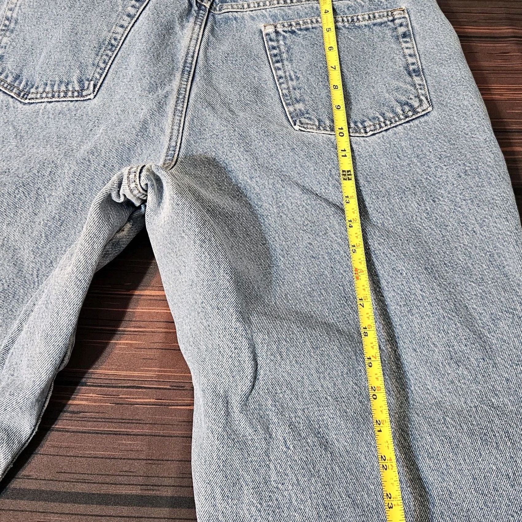 Vintage LL Bean Womens Jeans Denim 36x28 Flannel Lined Size 20 Blue Regular Inseam 28 Womens Jeans Size 42" / US 20 - 6 Thumbnail