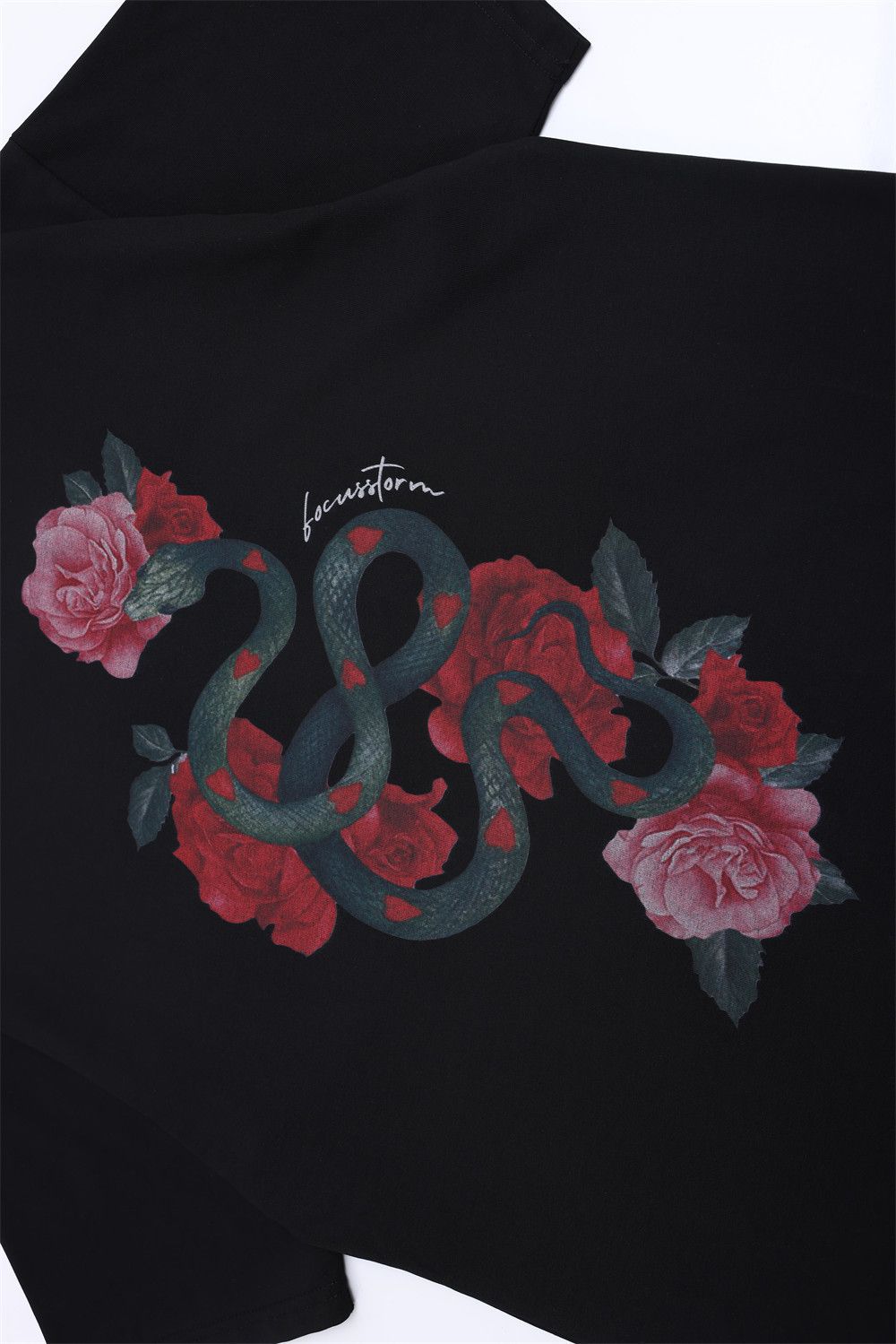 Japanese Brand × Vintage Men's high street loose flower snake print T-shirt Size US M / EU 48-50 / 2 - 3 Thumbnail