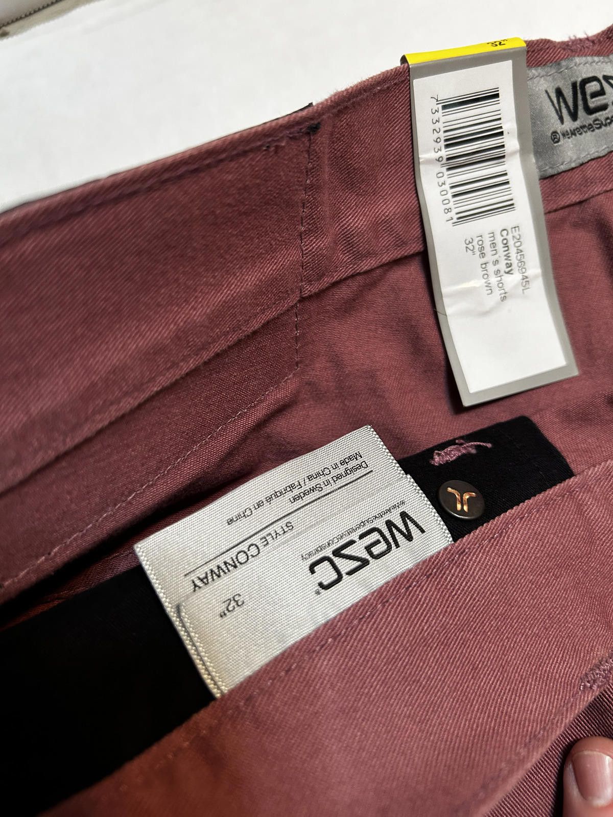 WeSC WeSC Men’s Chino Shorts Deadstock NEW WITH TAGS — Mauve/Rose Size US 32 / EU 48 - 3 Thumbnail
