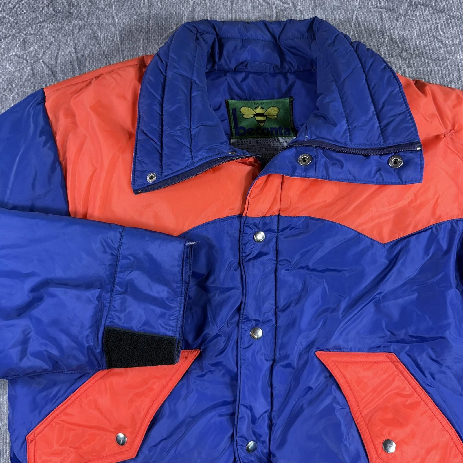Other Beconta Jacket Men's L Blue Red Puffer Vintage Size US L / EU 52-54 / 3 - 1 Thumbnail