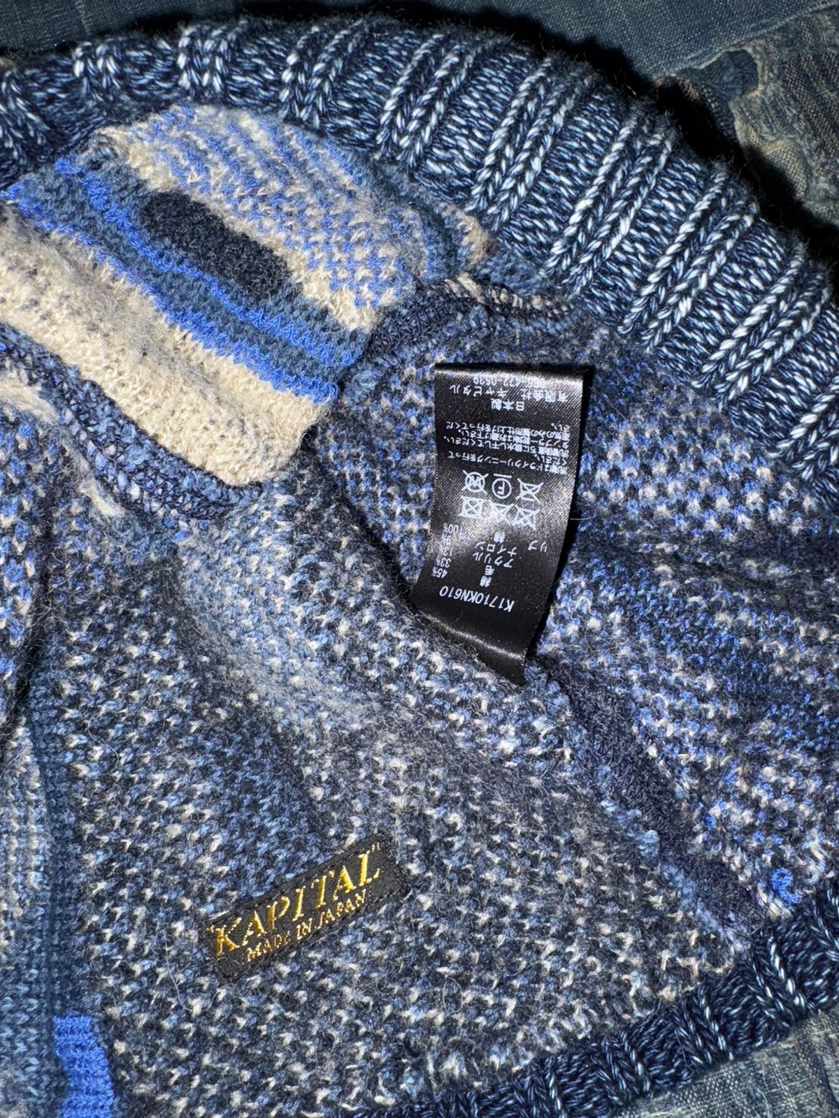 Kapital Kapital 7G BORO GAUDY CAP beanie Size ONE SIZE - 4 Thumbnail