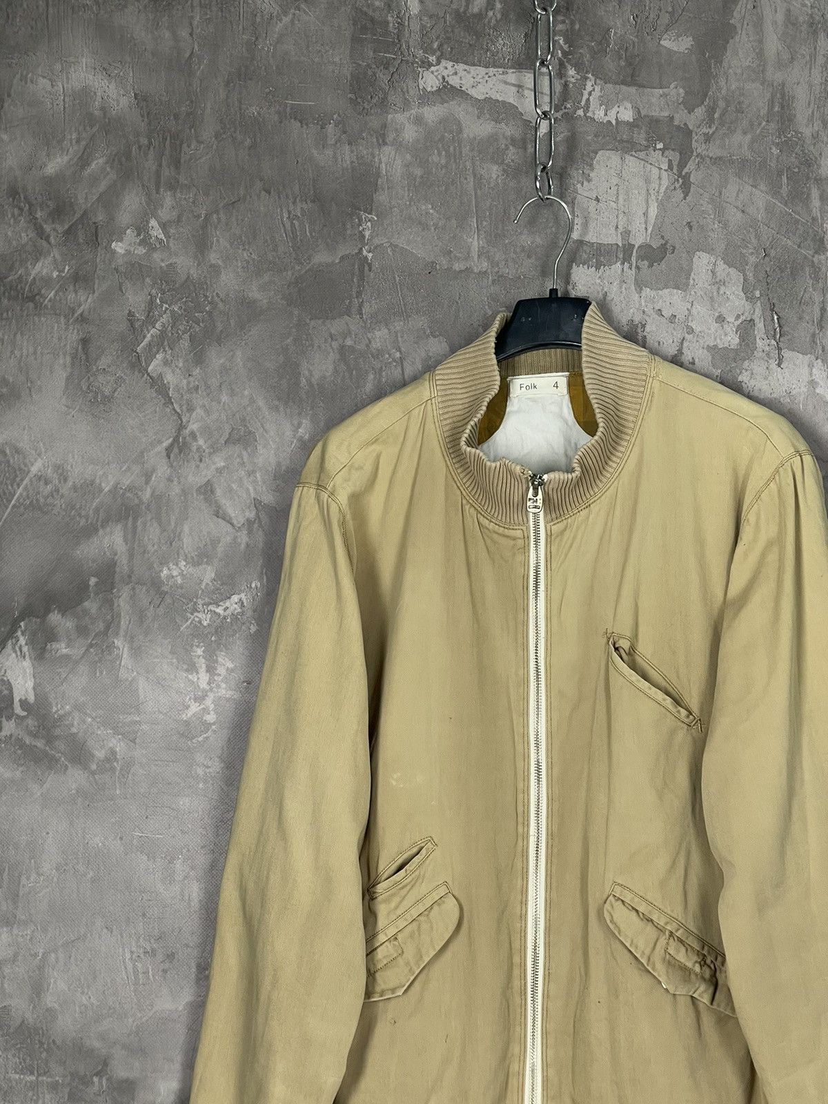 Folk × Japanese Brand Folk Japanese Materials Made Cotton Heavy Avant Garde Jacket Size US XL / EU 56 / 4 - 3 Thumbnail